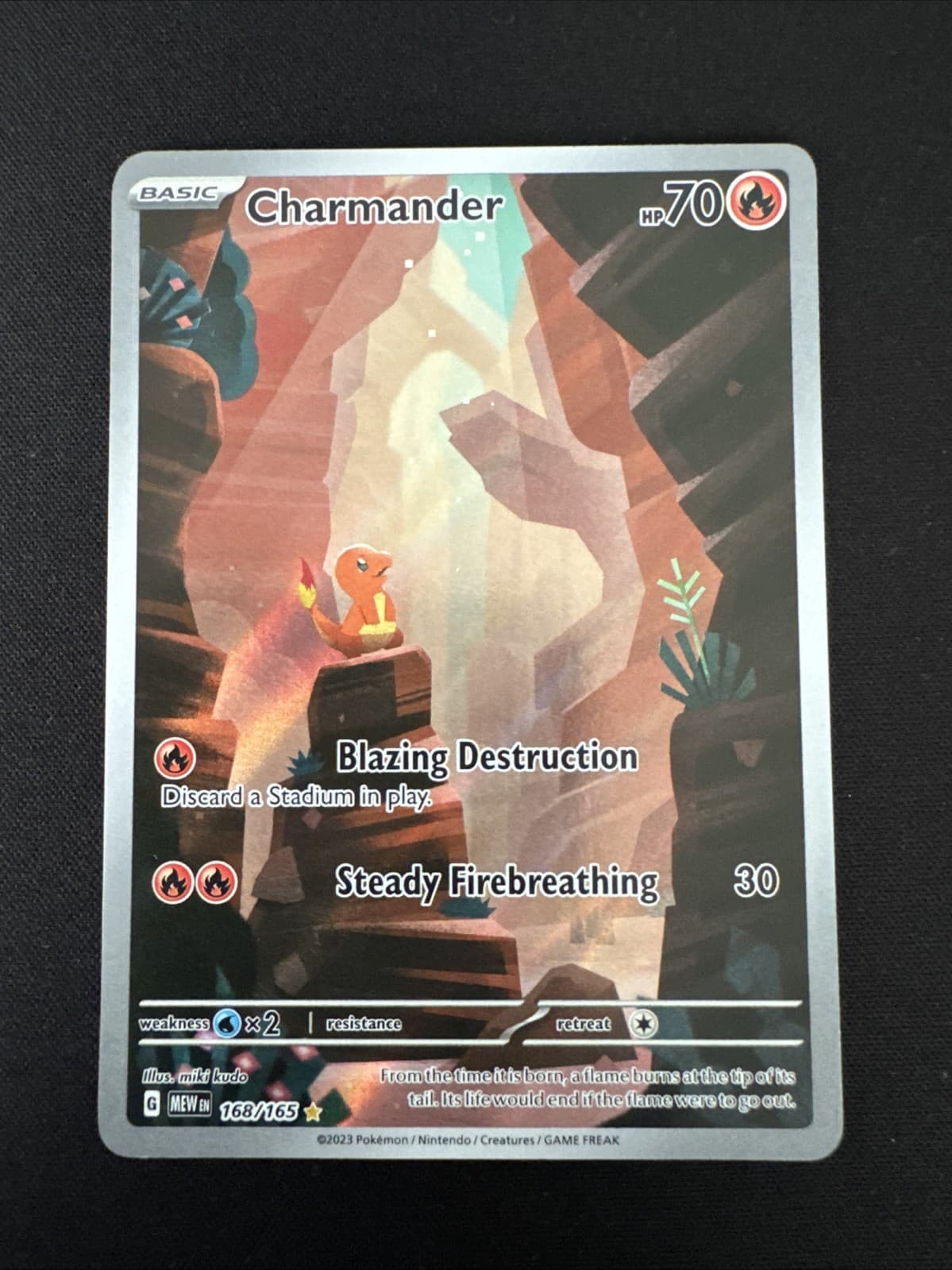 Charmander 168/165 Pokemon Sv: Scarlet & Violet 151 Illustration Rare