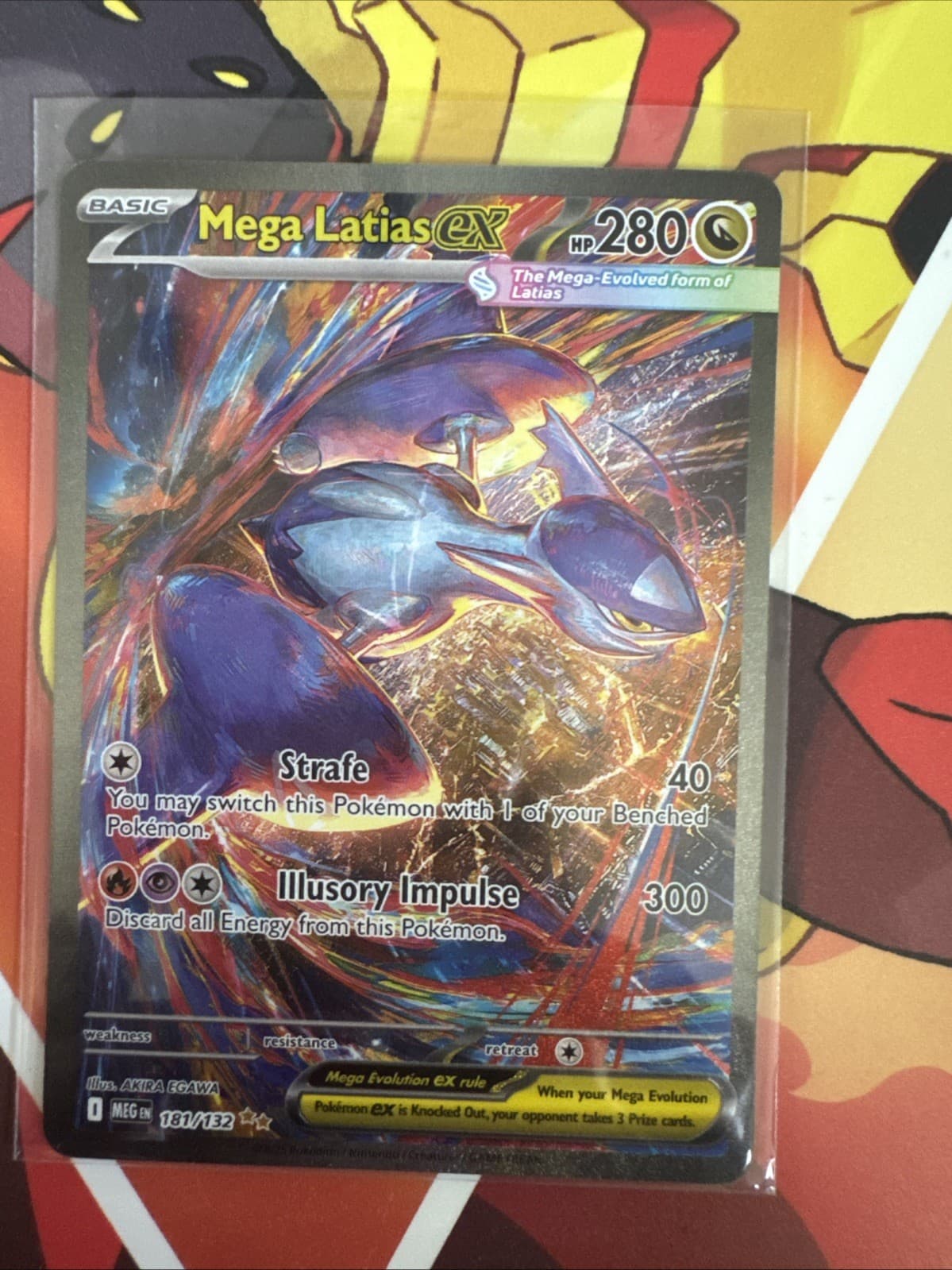Pokemon TCG Mega Latias EX 181/132 Mega Evolution Special Illustration