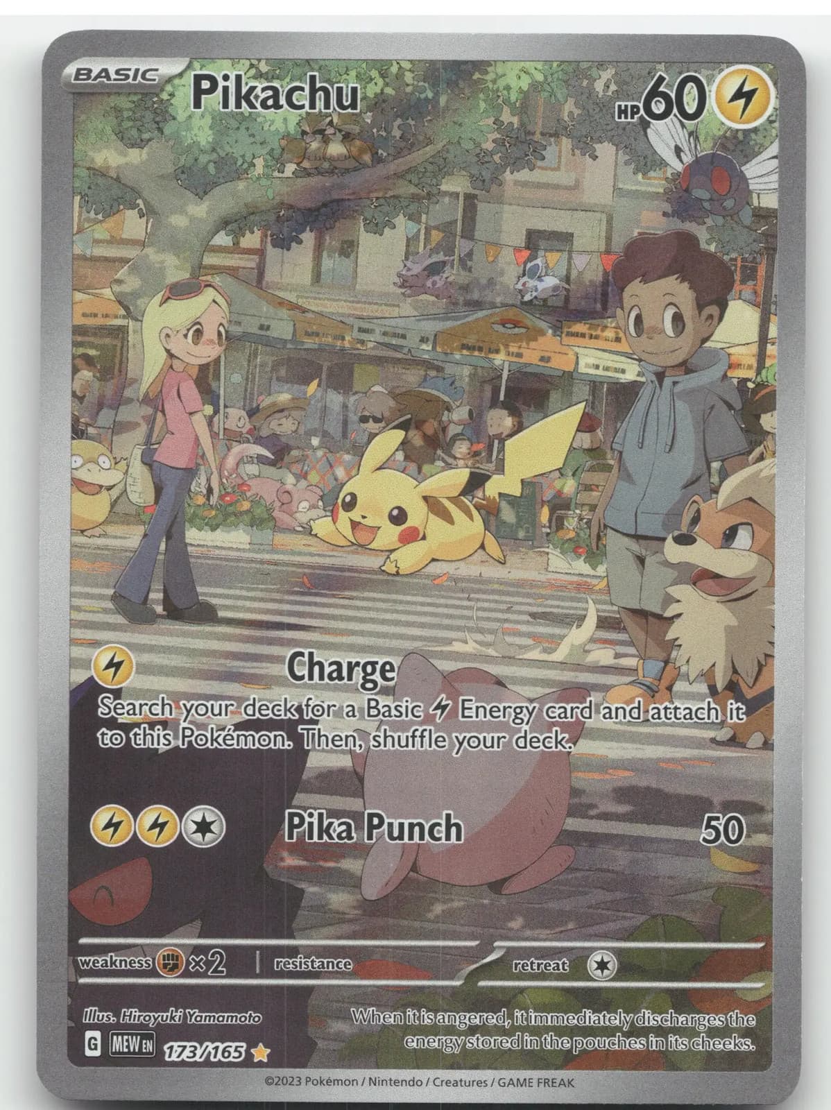2023 Scarlet & Violet 151 Pikachu Secret Rare #173/165