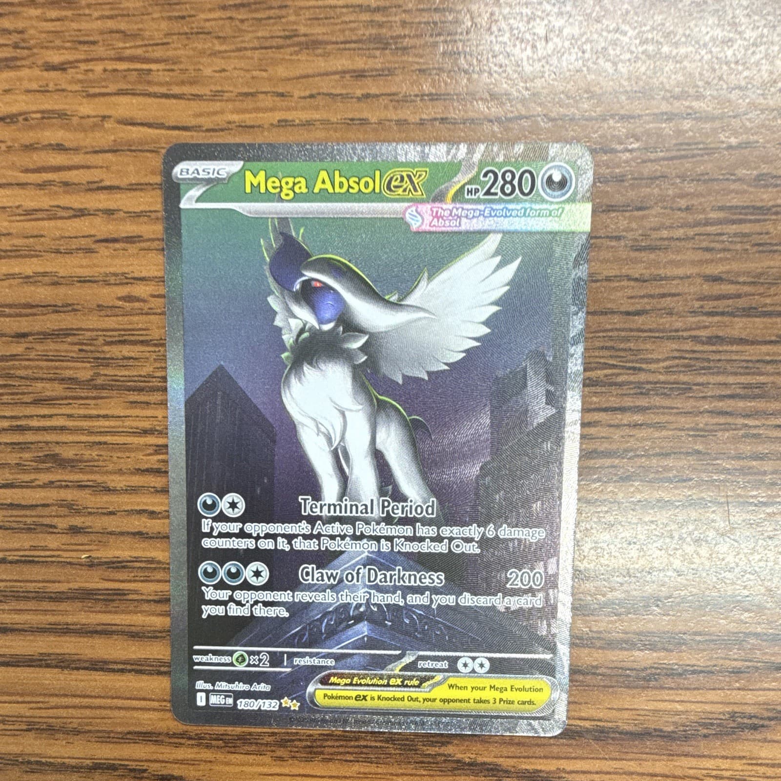 Mega Absol EX 180/132 Mega Evolution English Special Illustration