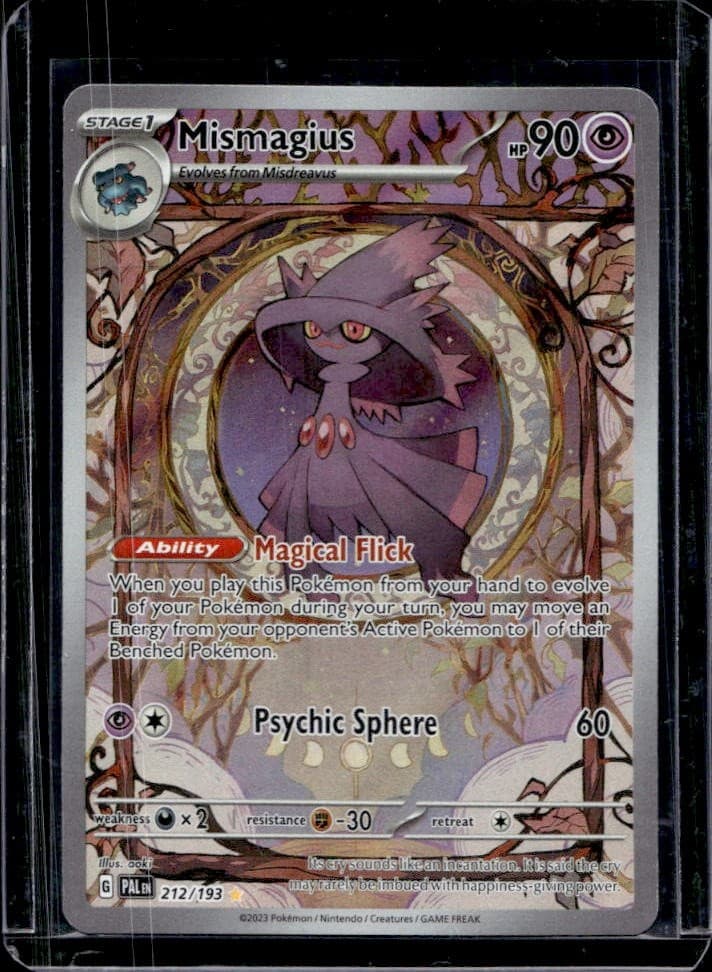 2023 Pokemon SV Paldea Evolved Mismagius Illustration Rare #212/193