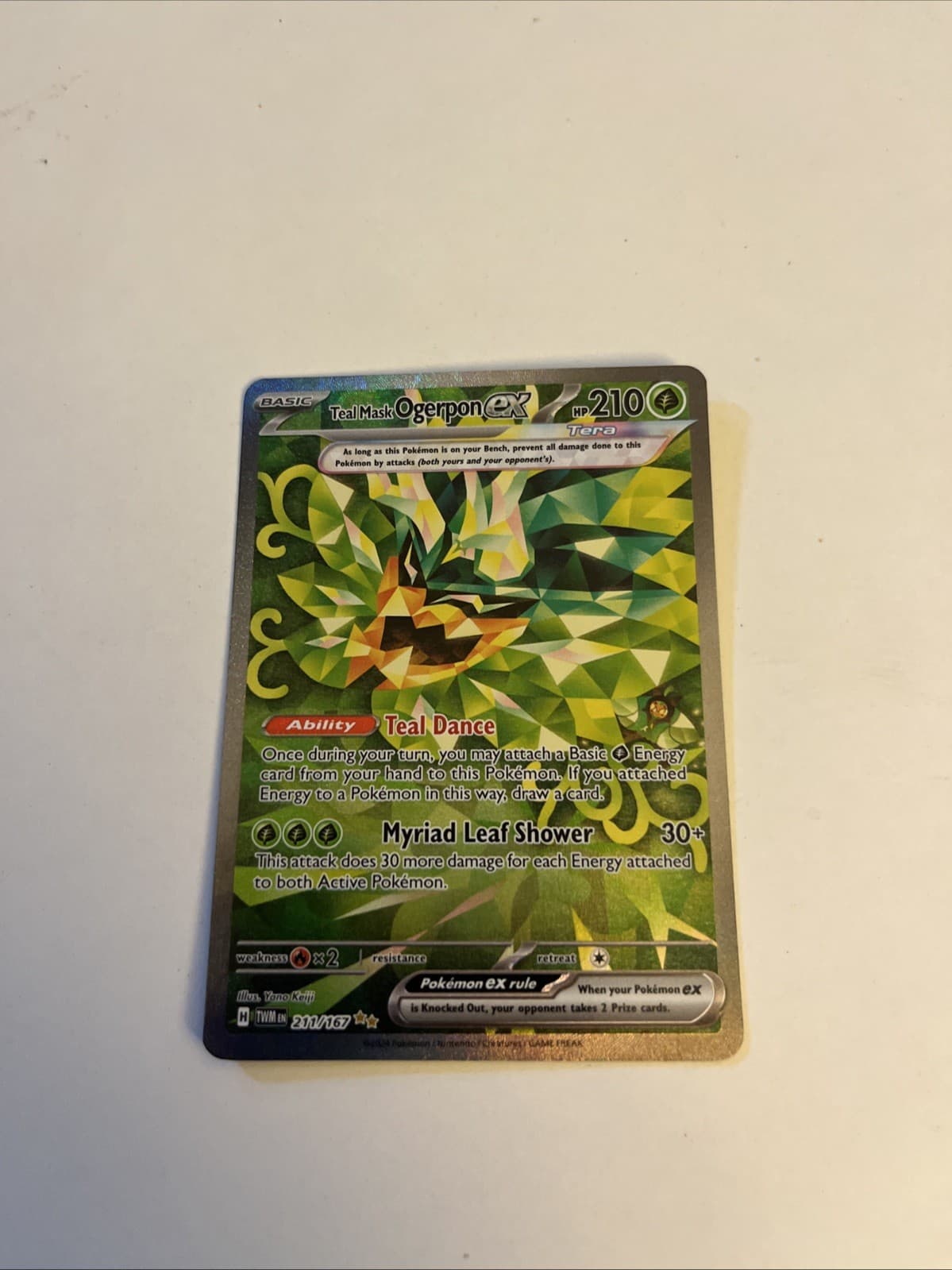 Teal Mask Ogerpon ex 211/167 Sv06: Twilight Masquerade Holo