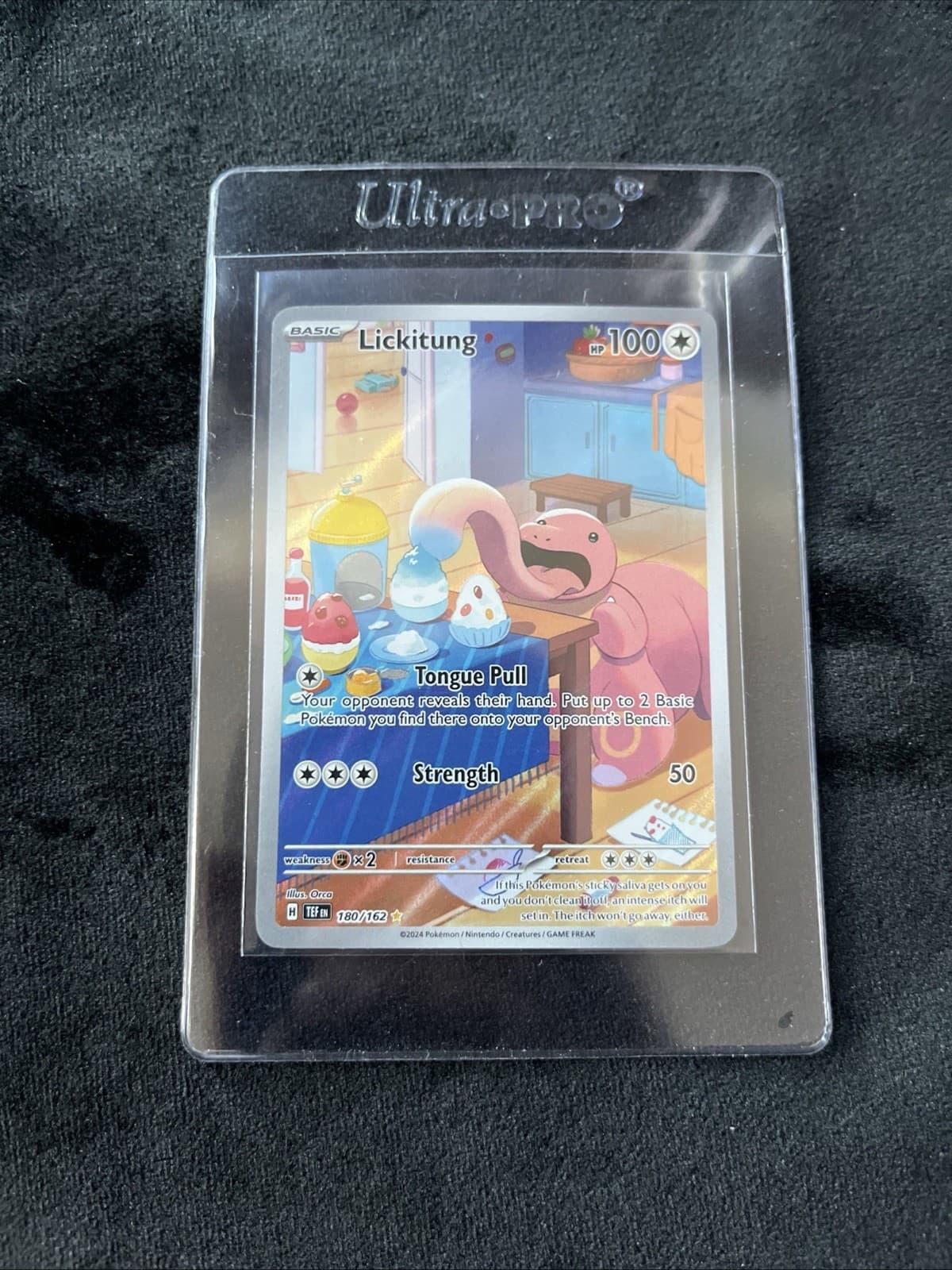 Pokémon SV05 Temporal Forces 180/162 Lickitung Illustration Rare NM