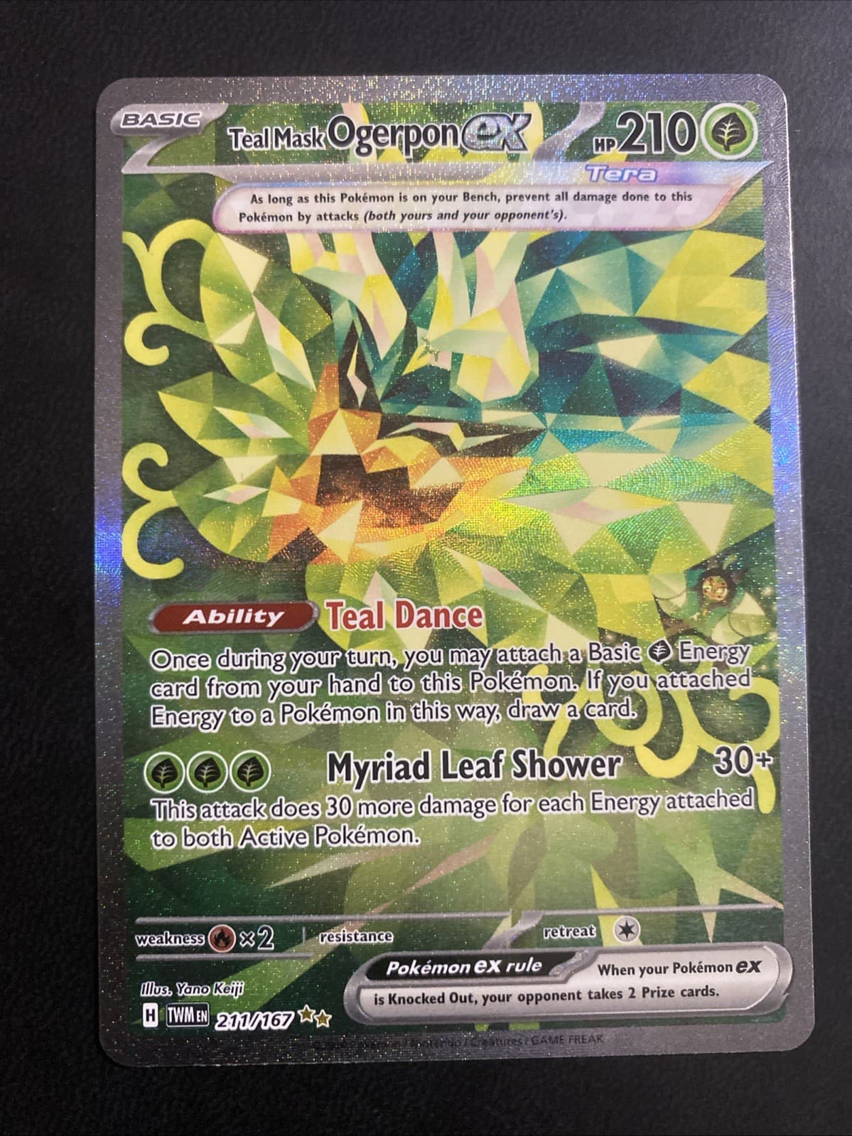 Teal Mask Ogerpon ex 211/167 Sv06: Twilight Masquerade Holo