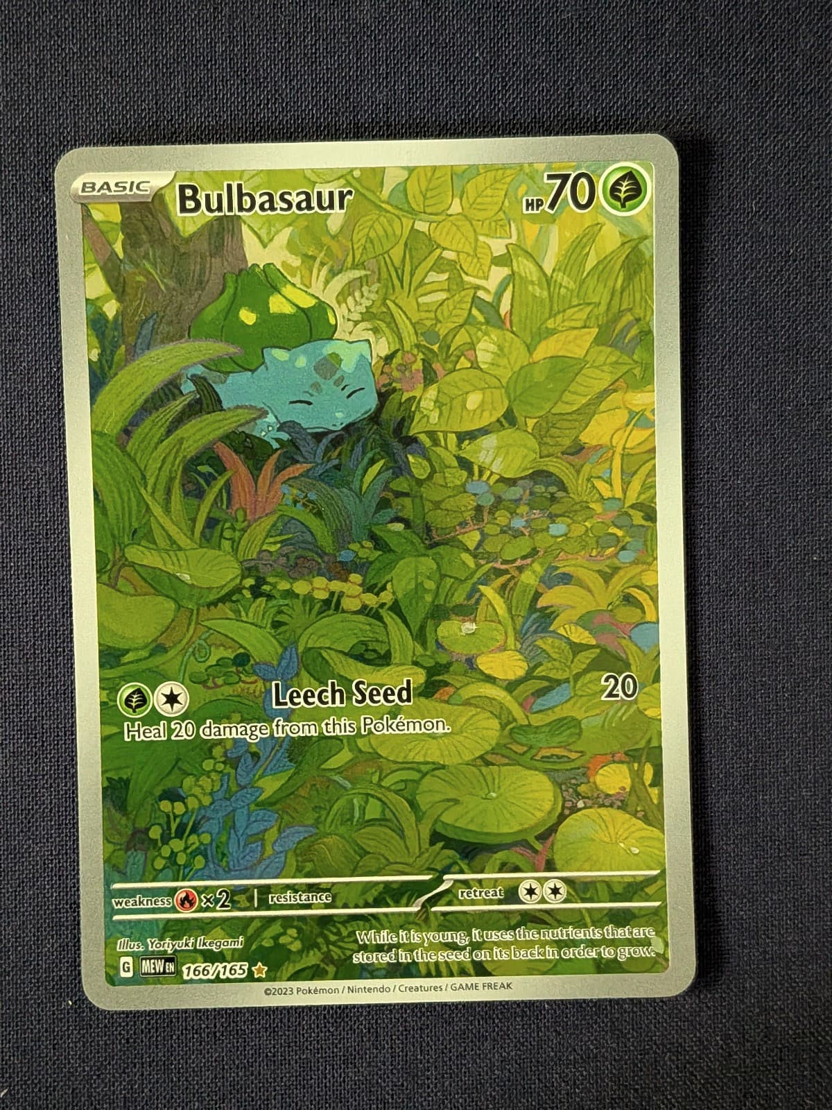 Bulbasaur 166/165 Sv: Scarlet & Violet 151 Holo