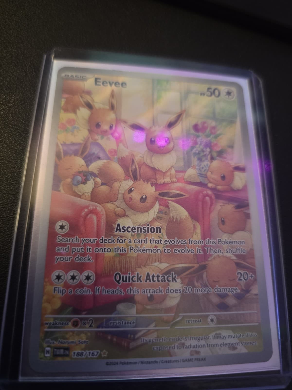 Eevee 188/167 Sv06: Twilight Masquerade Holo