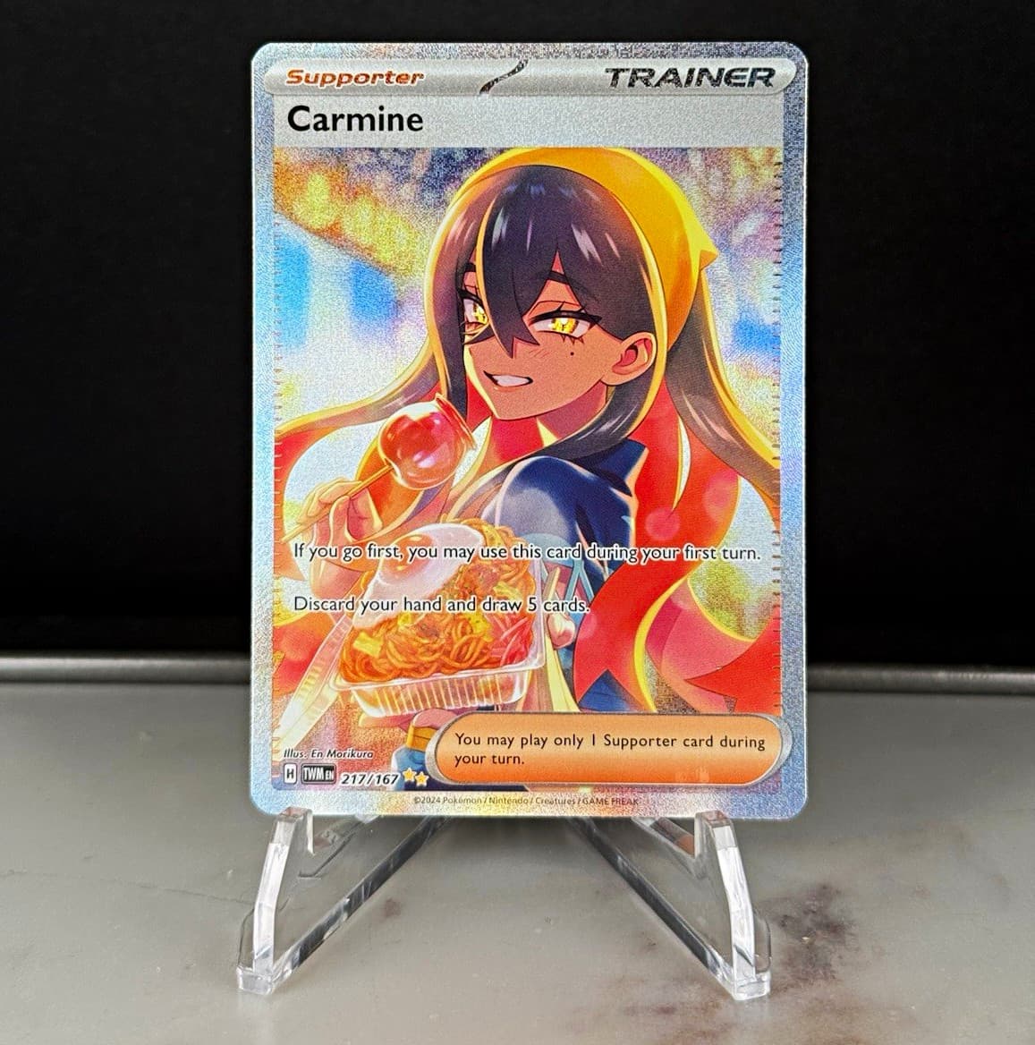 The Pokémon Company Pokémon TCG Carmine 217/167 SV06 SIR Holo Eng