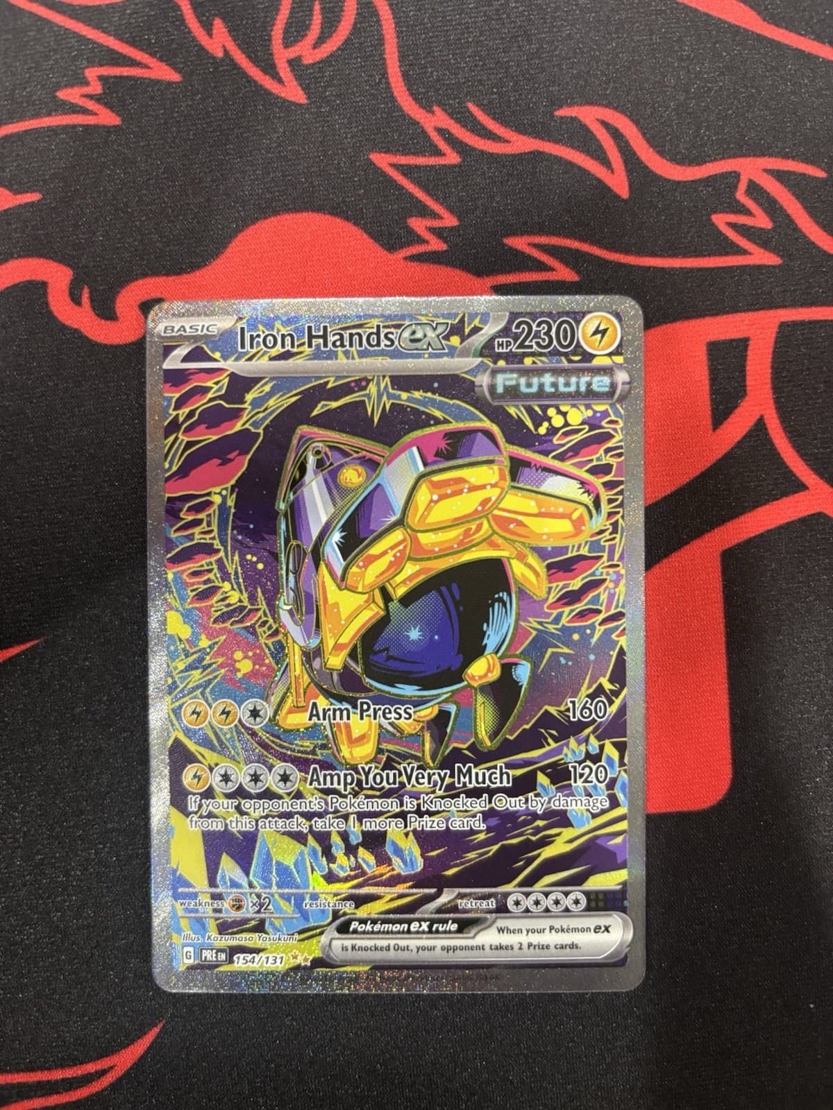 Pokémon TCG Iron Hands EX Special Illustration Rare Card 154/131 NM Condition