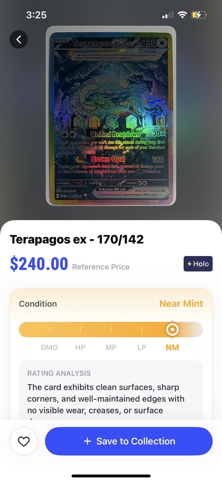 Pokemon TCG Terapagos ex 170/142 Stellar Crown Secret Rare Holo 230HP