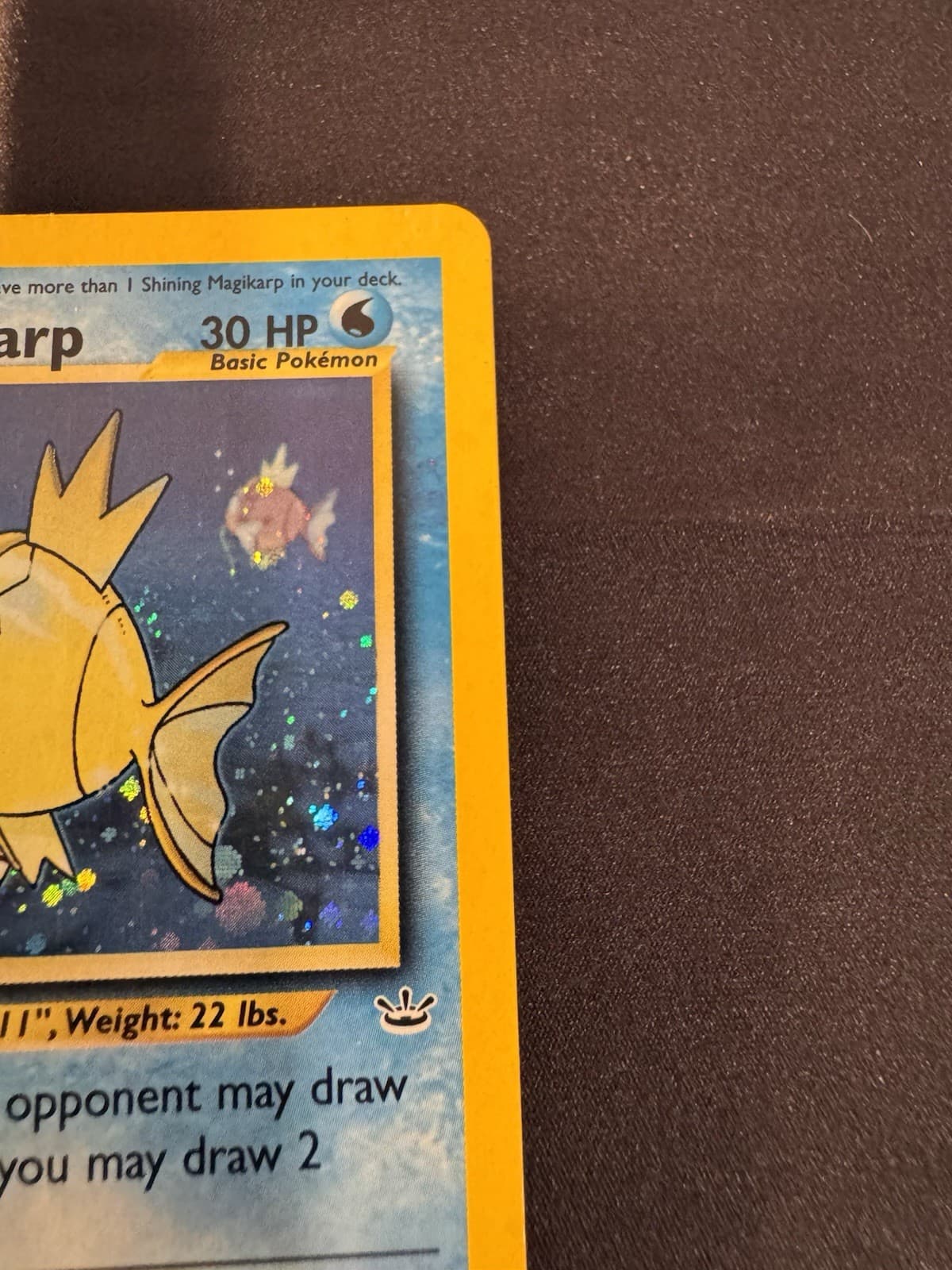 Pokémon TCG Shining Magikarp Neo Revelation Holo Card 66/64 Near Mint Condition