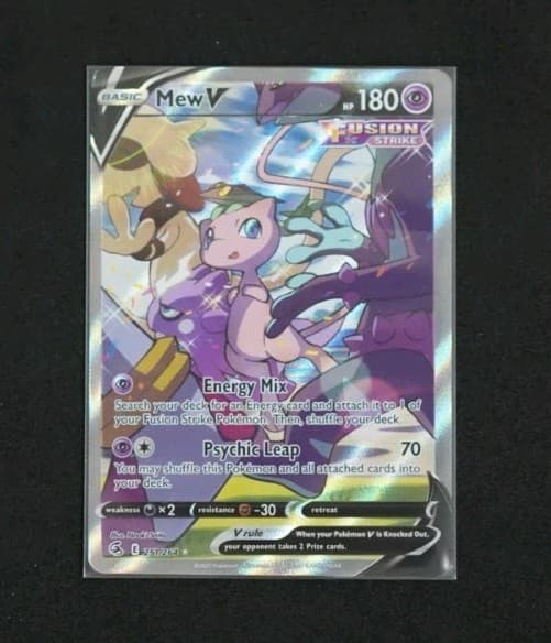 Pokemon Mew V  Full Art 251/264 Ultra Rare Alt Art Fusion Strike Near Mint