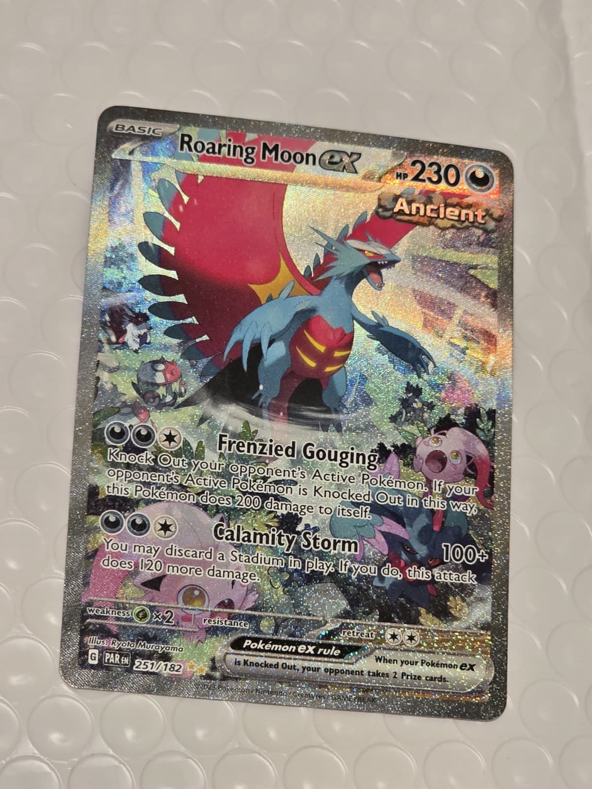 Roaring Moon ex - 251/182 - SIR - Paradox Rift - Pokemon Card