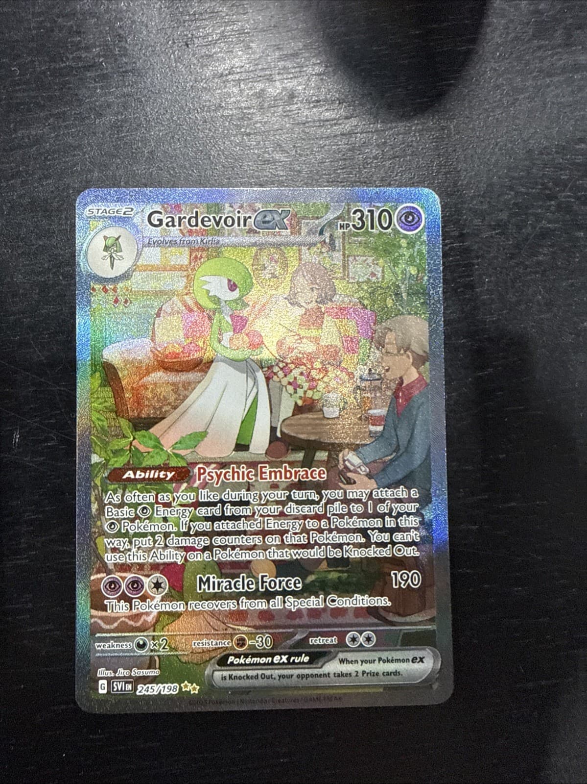 Pokémon TCG Gardevoir ex Special Illustration Rare Full Art Holo SV01 245/198