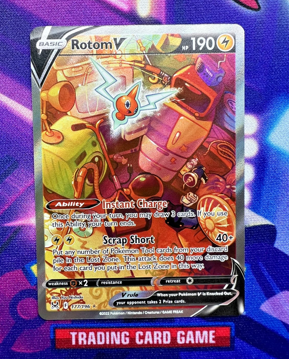 Rotom V 177/196 / Ultra Rare SWSH11: Lost Origin NM/MINT