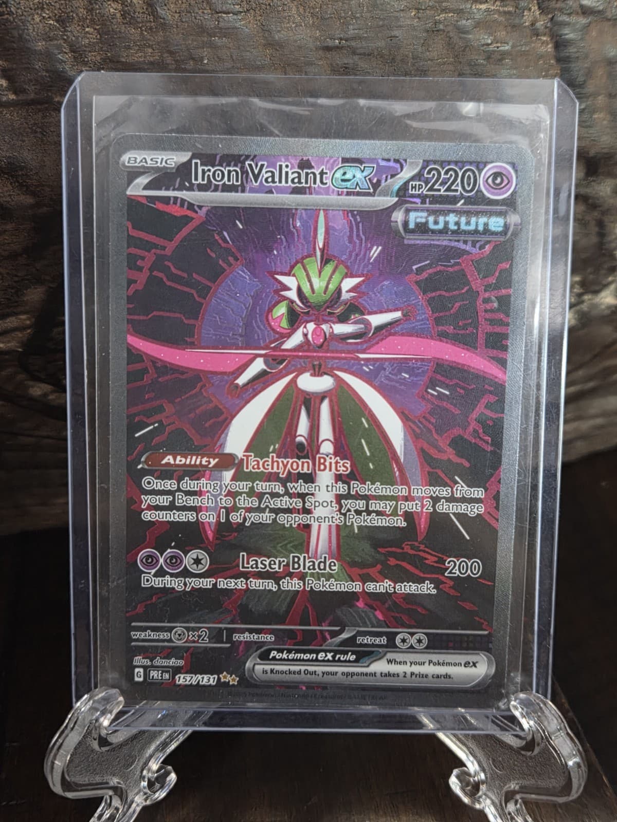 The Pokémon Company Pokémon TCG Iron Valiant ex 157/131 SIR Holo Eng