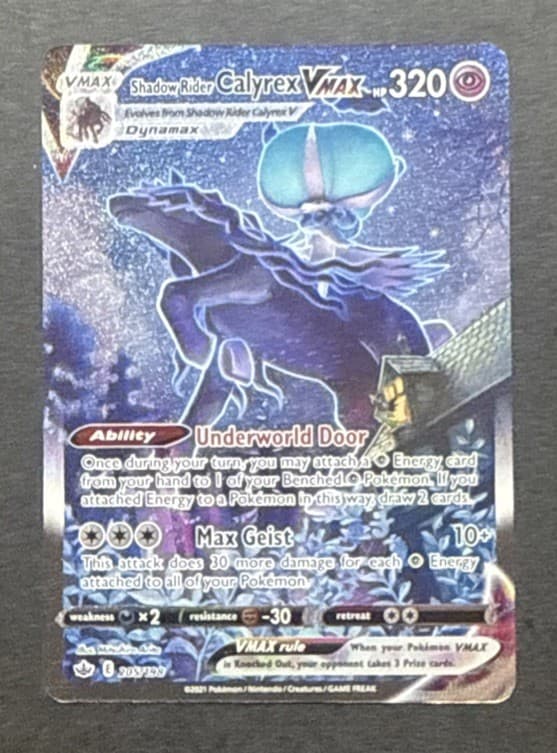 Shadow Rider Calyrex VMAX (Alternate Art Secret) 205/198 Swsh06 (025)