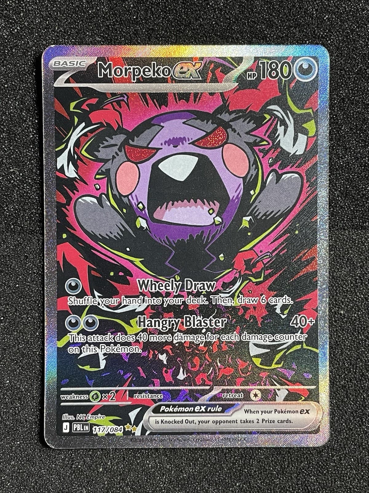 2026 Pokemon Pitch Black Morpeko ex Special Illustration Rare #117/084