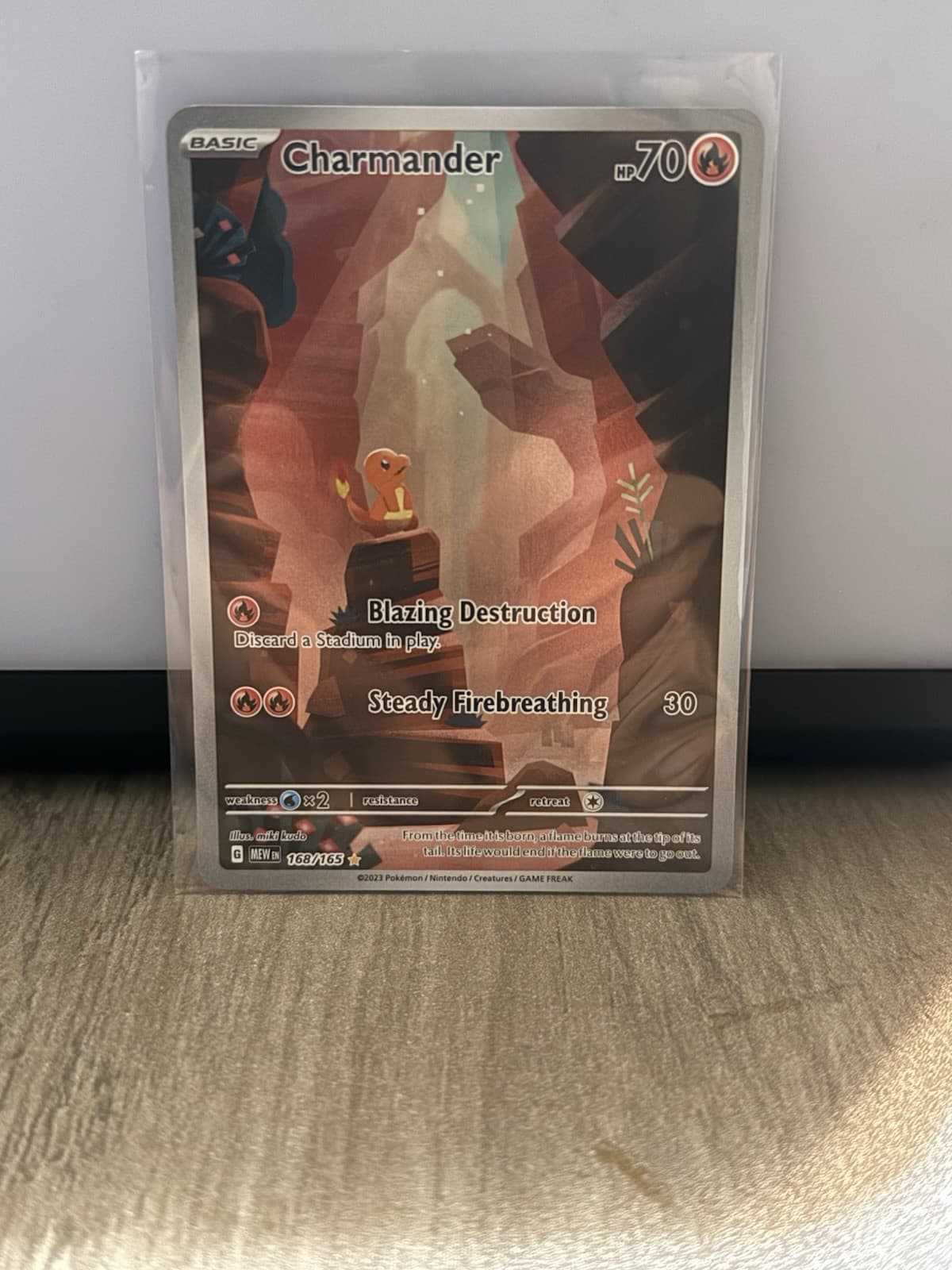 Pokémon TCG Charmander Scarlet & Violet 168/165 NM Condition