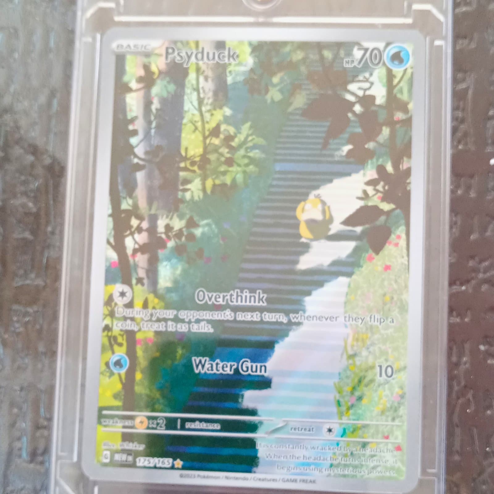 Psyduck 175/165 Scarlet & Violet 151 Illustration Rare Holo EN 70HP Basic
