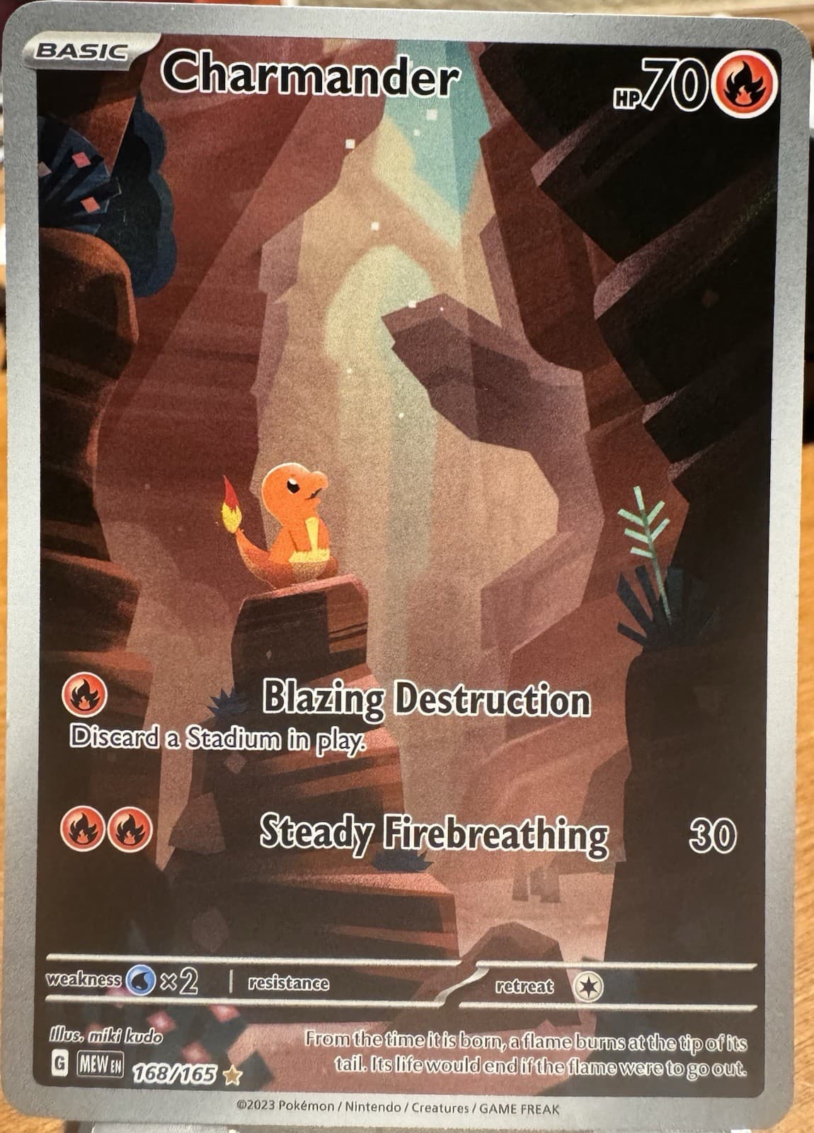 Charmander 168/165 Sv: Scarlet & Violet 151 ILLUSTRATION RARE