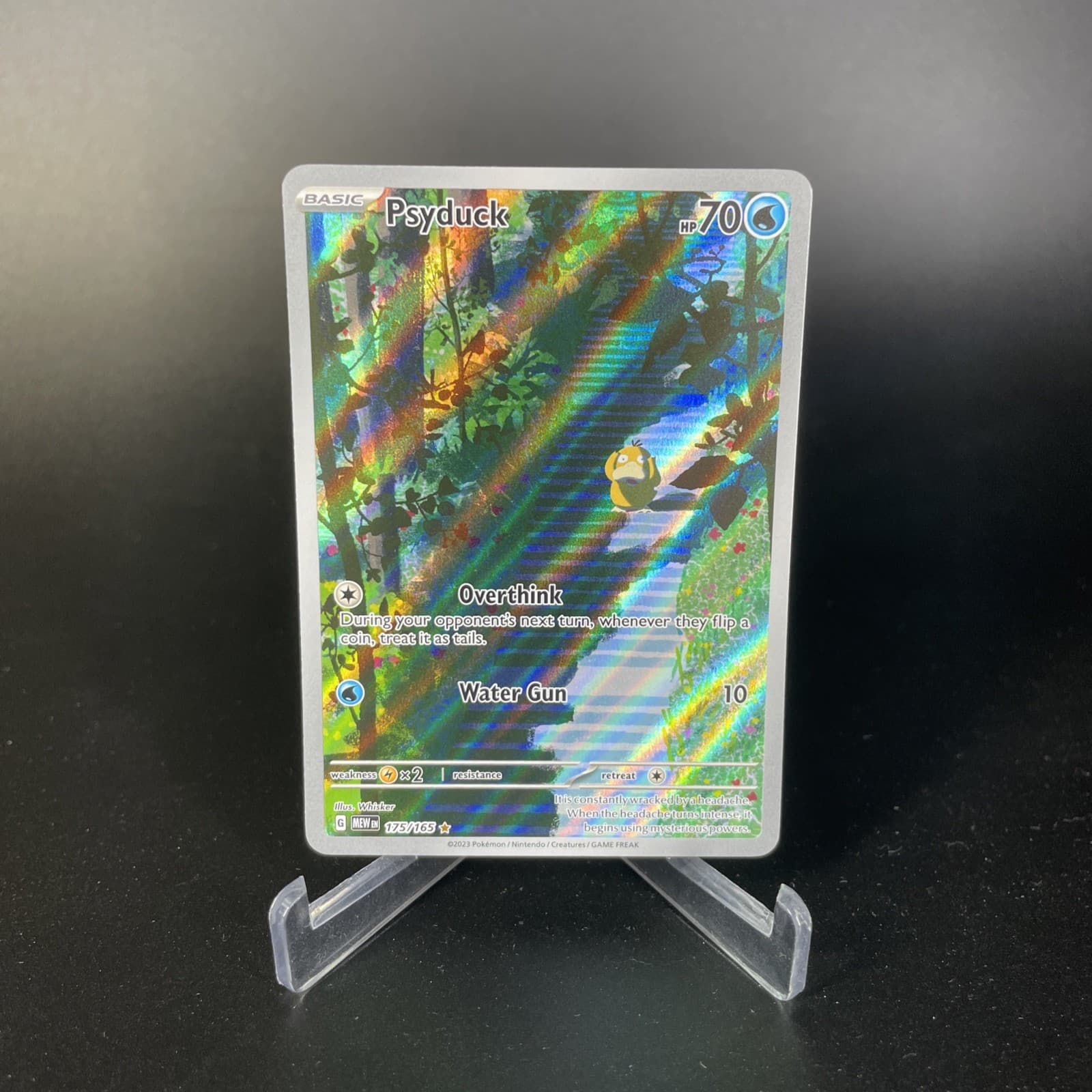 Pokémon TCG Psyduck Scarlet Violet-151 Holo Illustration Card 175/165