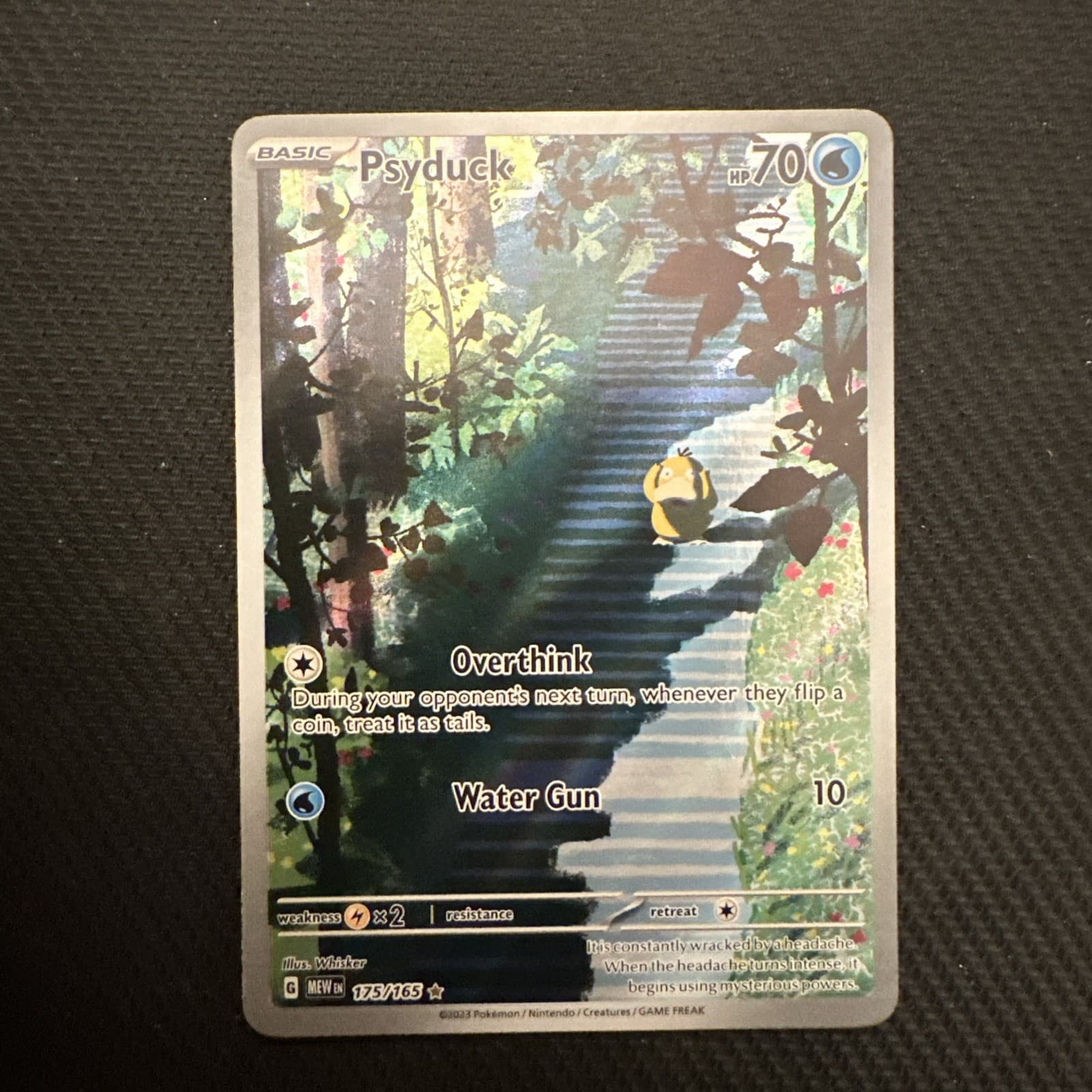 Pokémon Psyduck 175/165 Illustration Rare Scarlet & Violet 151 Pokemon