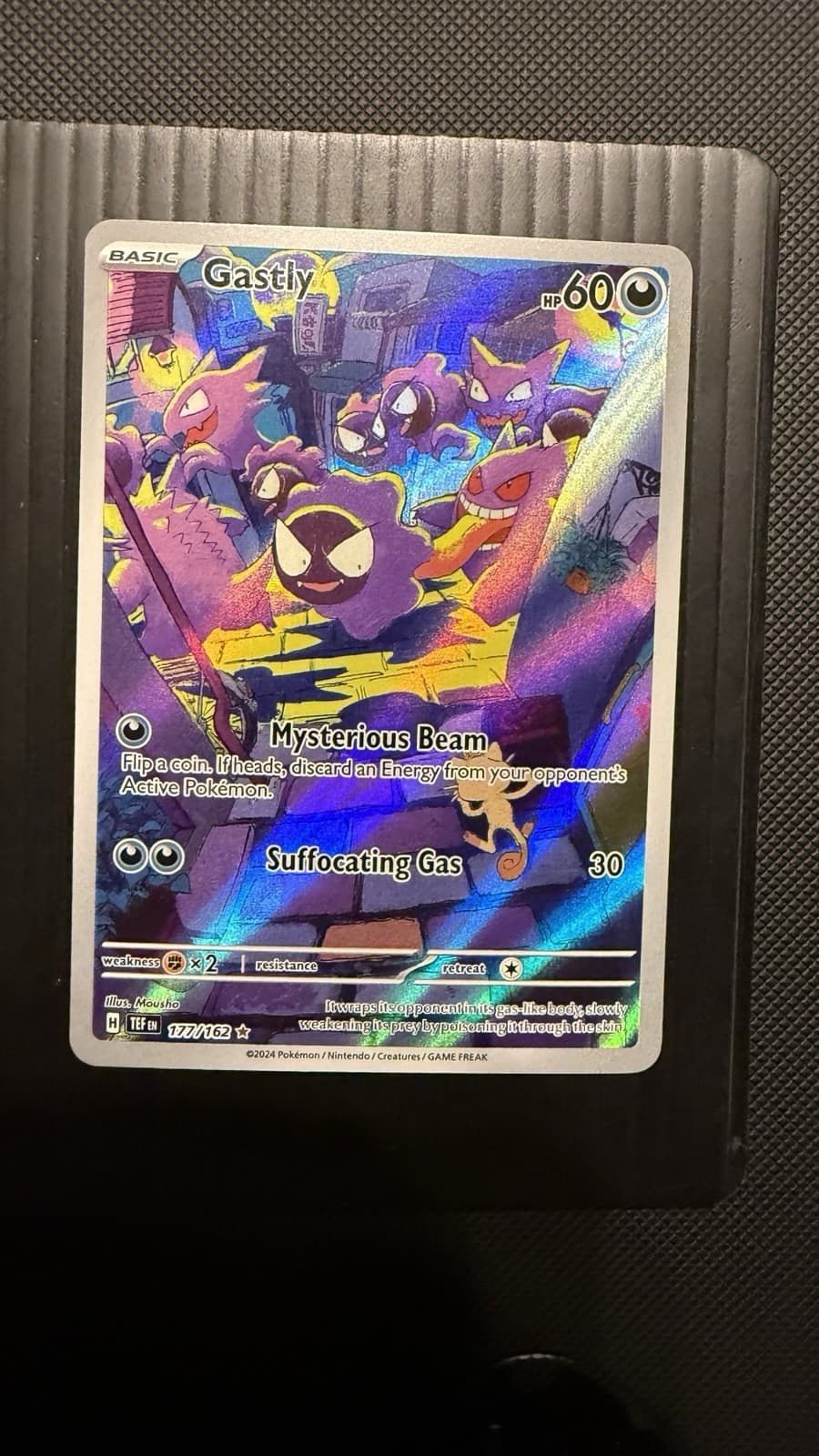 GASTLY POKEMON TEMPORAL FORCES 177/162 ILLUSTRATION RARE HOLO