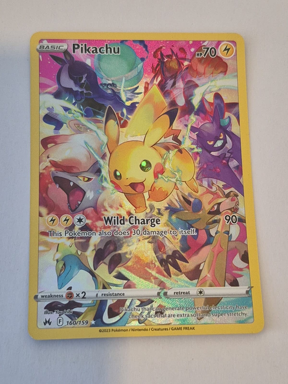 The Pokémon Company Pikachu Full Art Holo 160/159 CZ Secret Rare EN
