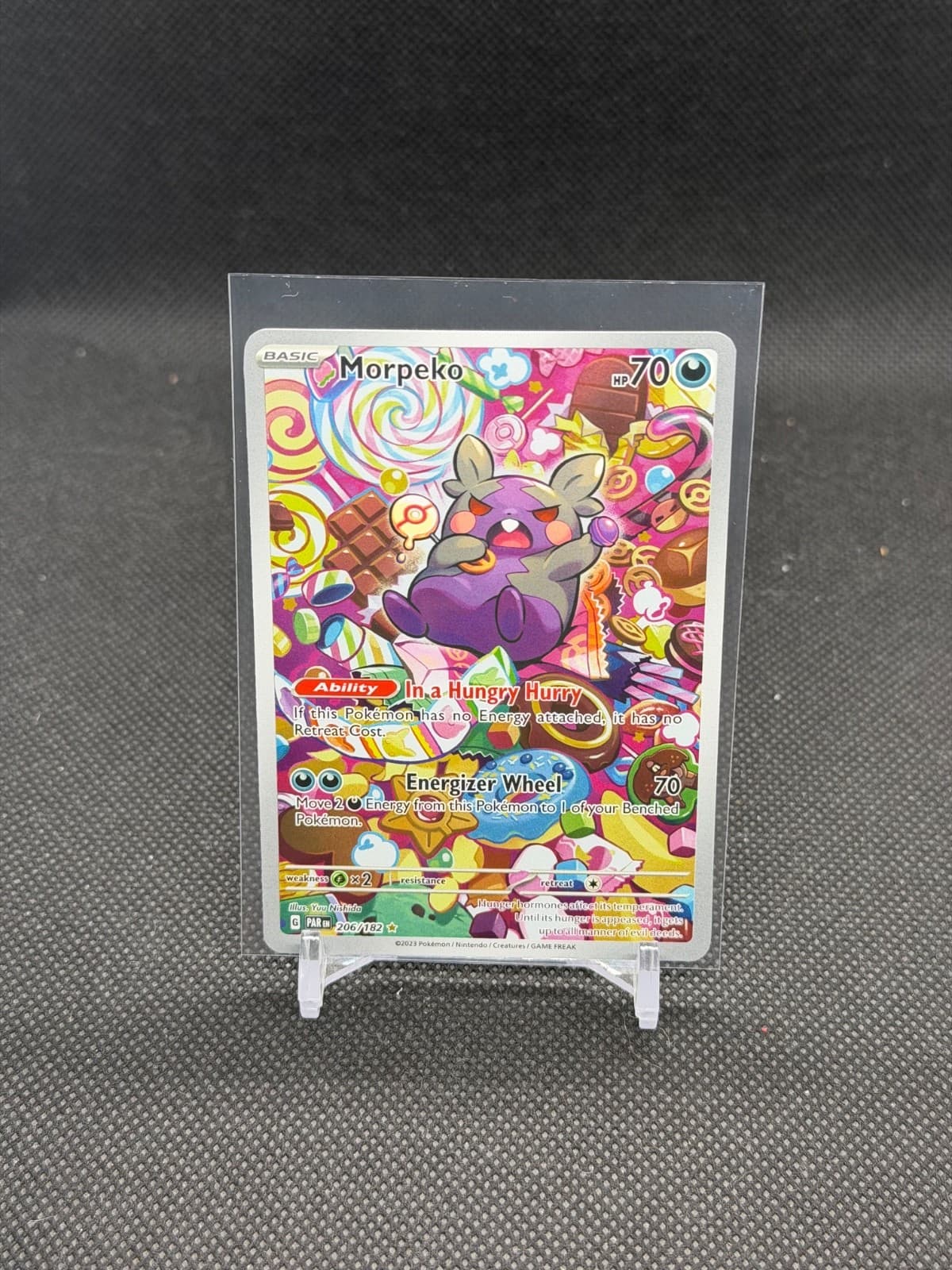 Morpeko 206/182 SV04: Paradox Rift Illustration Rare NM