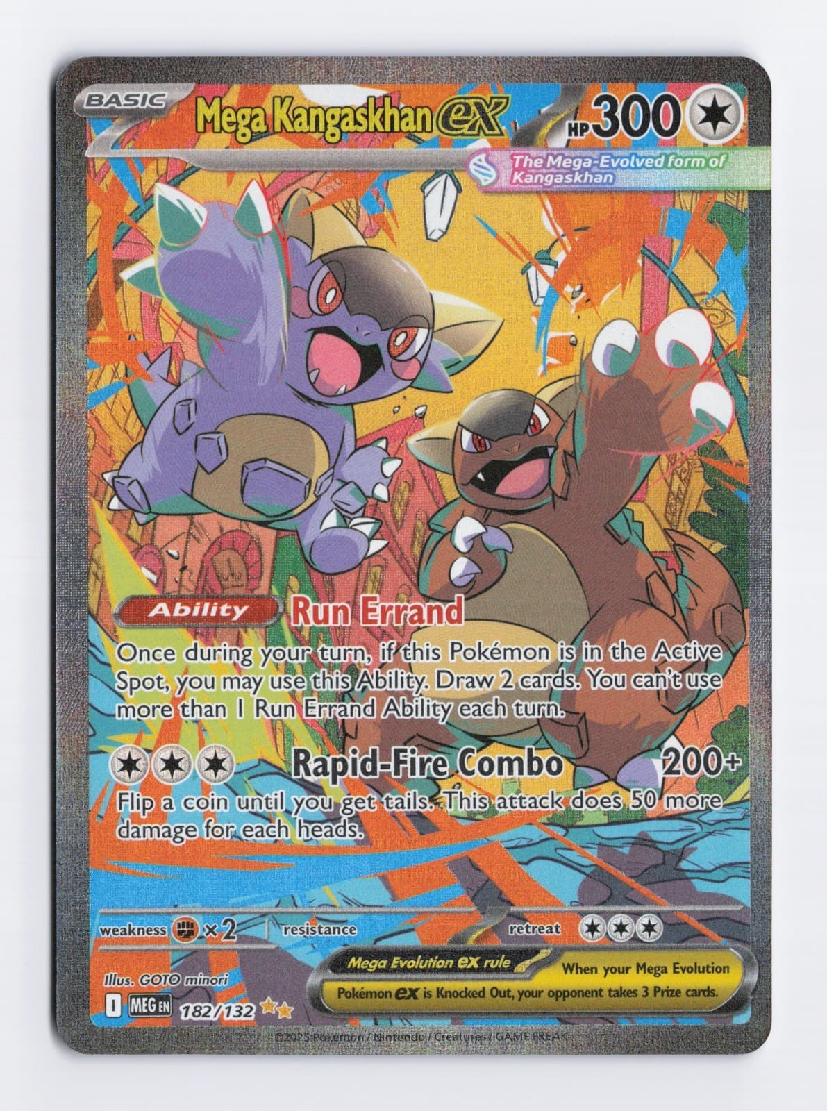 Mega Kangaskhan ex 182/132 Special Illustration Rare - English Pokemon TCG MEG