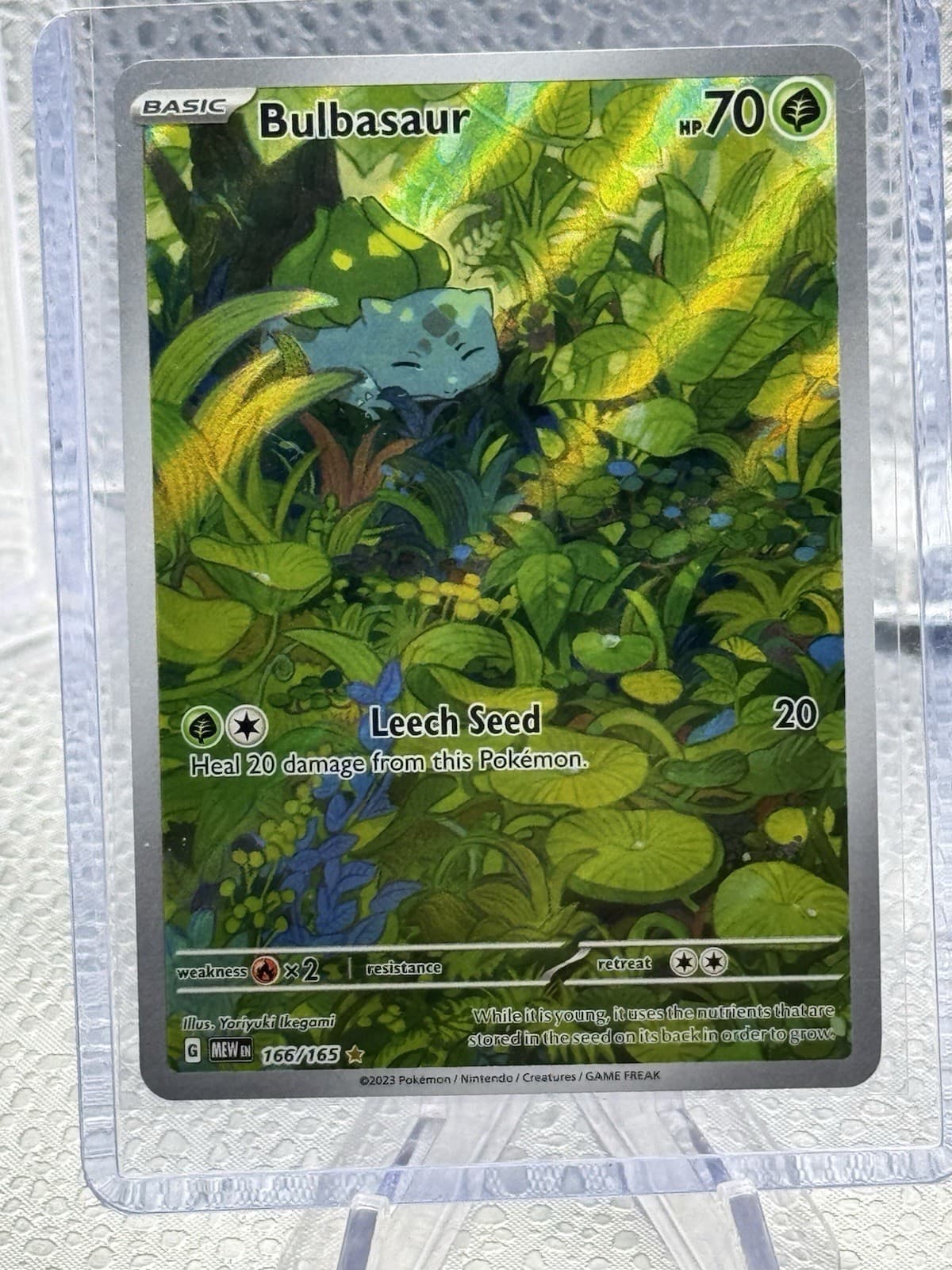 Bulbasaur 166/165 Sv: Scarlet & Violet 151 Holo