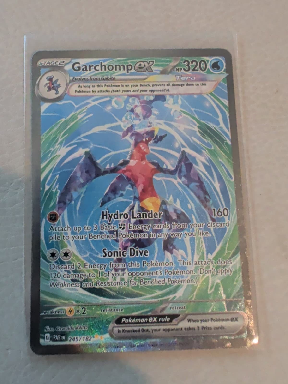 Garchomp ex 245/182 SV04: Paradox Rift Holo
