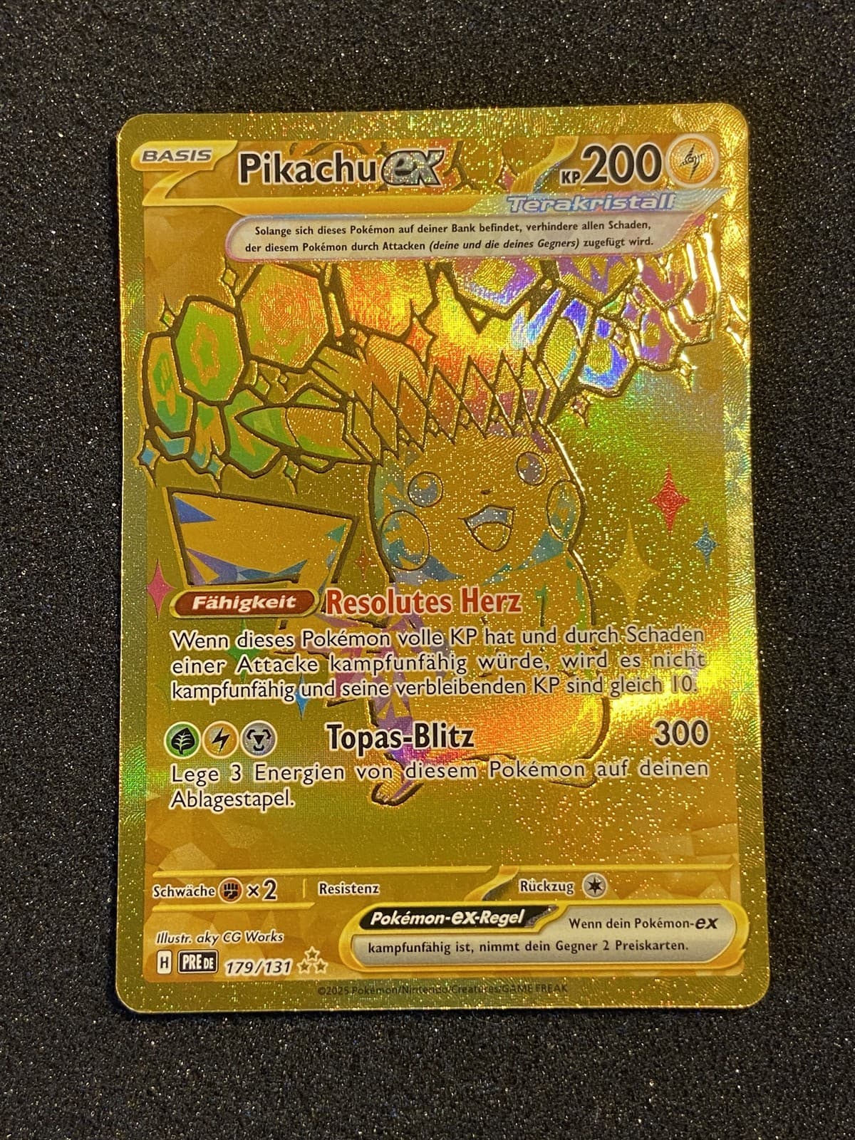 Pikachu ex Holo Prismatic Evolutions 179/131 HR NM Pokemon