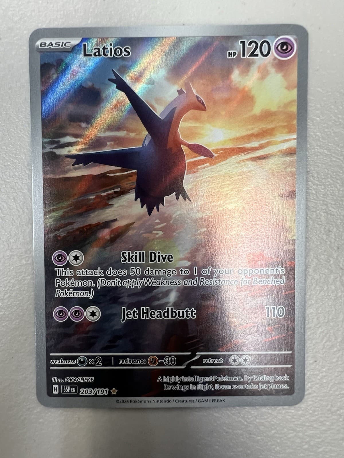 Latios 203/191 Sv08: Surging Sparks Holo