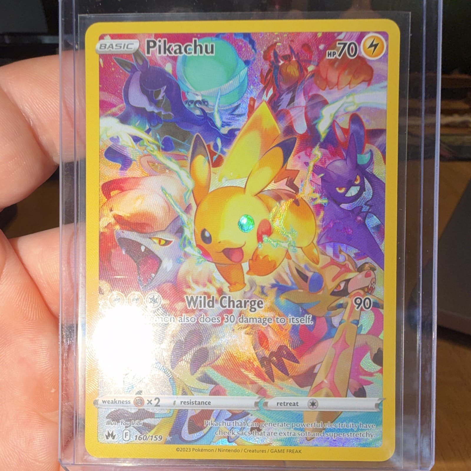 The Pokémon Company Pikachu 160/159 CZ Secret Rare Full Art Holo EN 2023
