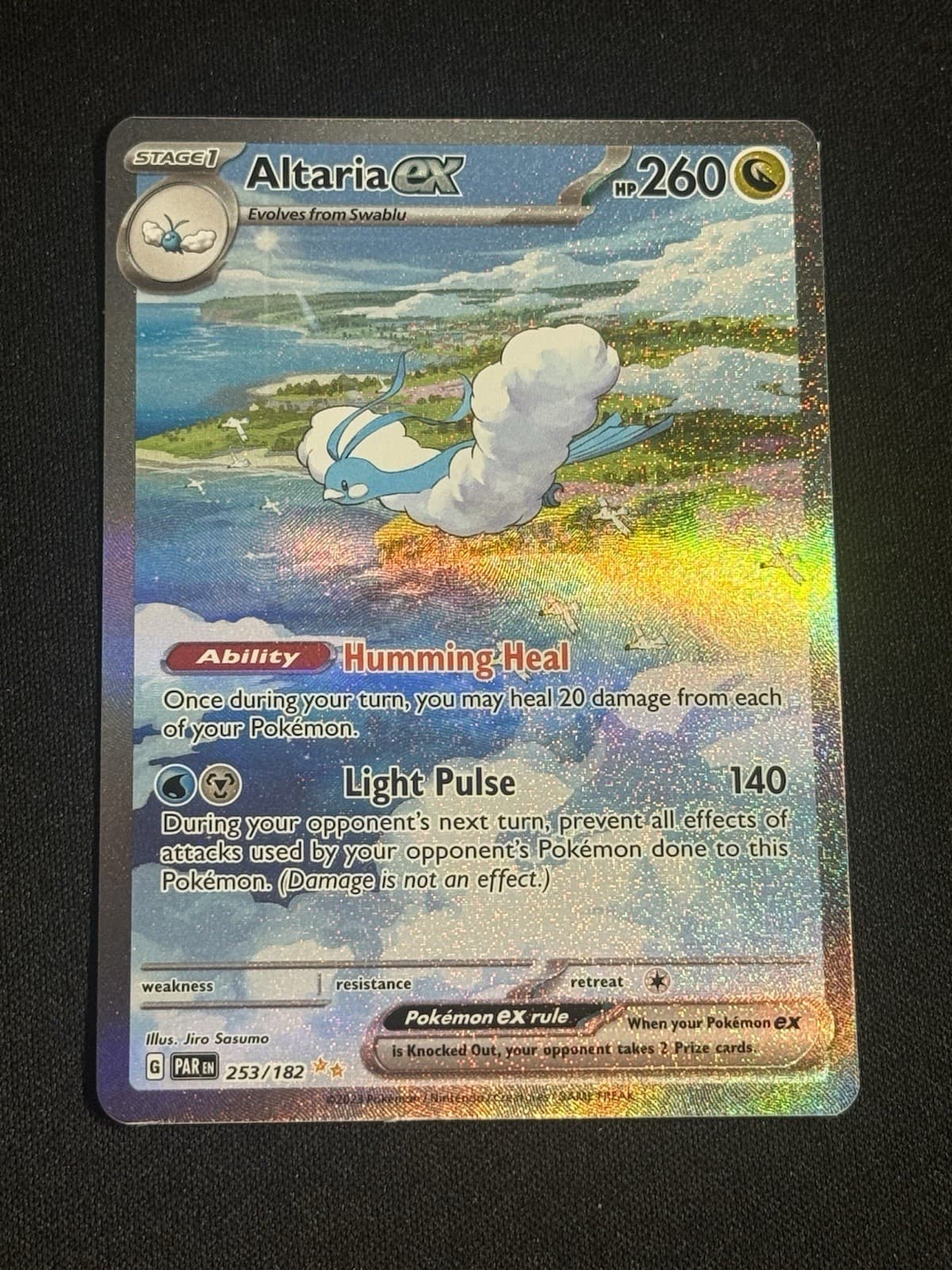 Altaria ex 253/182 SV04: Paradox Rift Special Illustration Rare Holo 260 HP