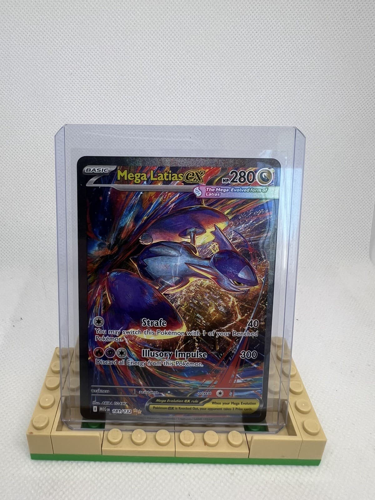 Mega Latias ex 181/132 Special Illustration Rare Mega Evolution Pokemon Holo NM