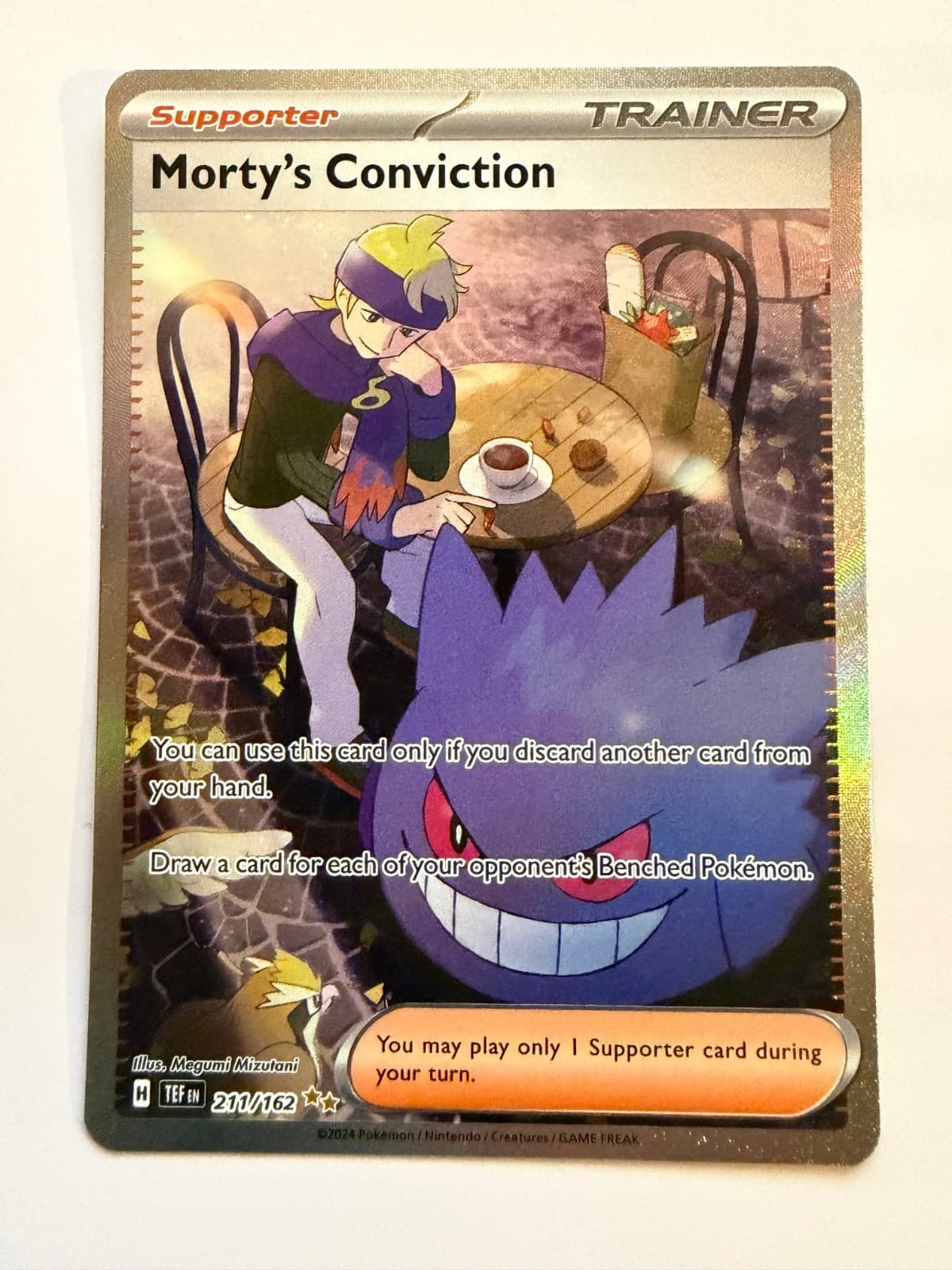 Morty's Conviction Special Illustration Rare SV05: Temporal Forces 211/162