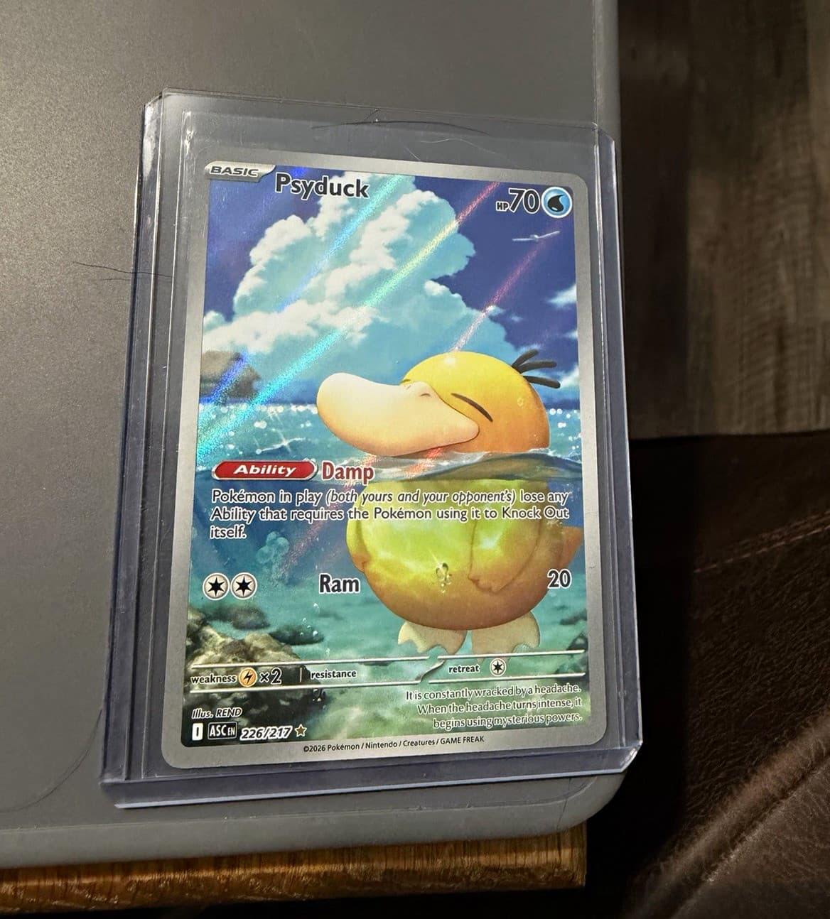 Nintendo Psyduck 226/217 Scarlet & Violet Holo Rare Pokémon TCG Card