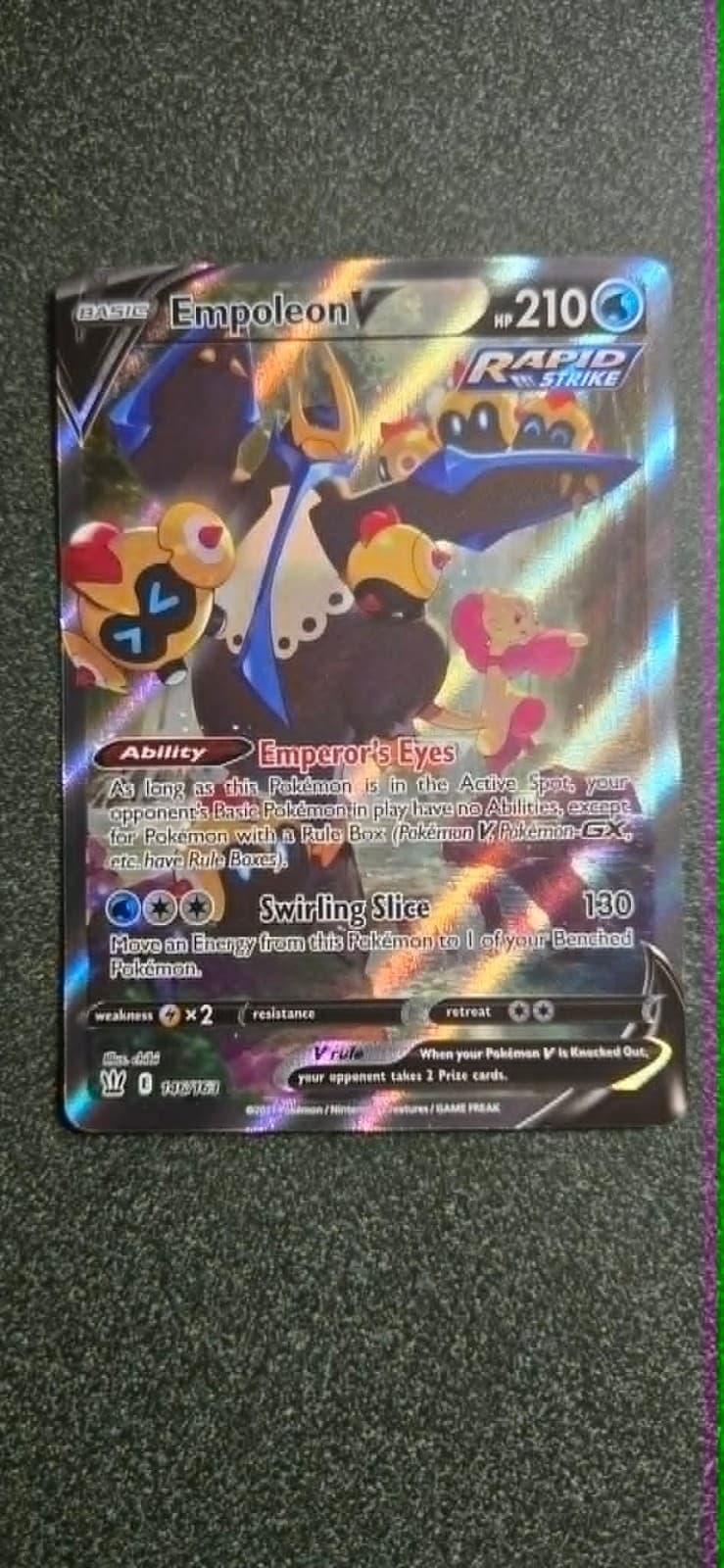 Empoleon V 146/163 SWSH05 Battle Styles Full Art  2021 Pokemon