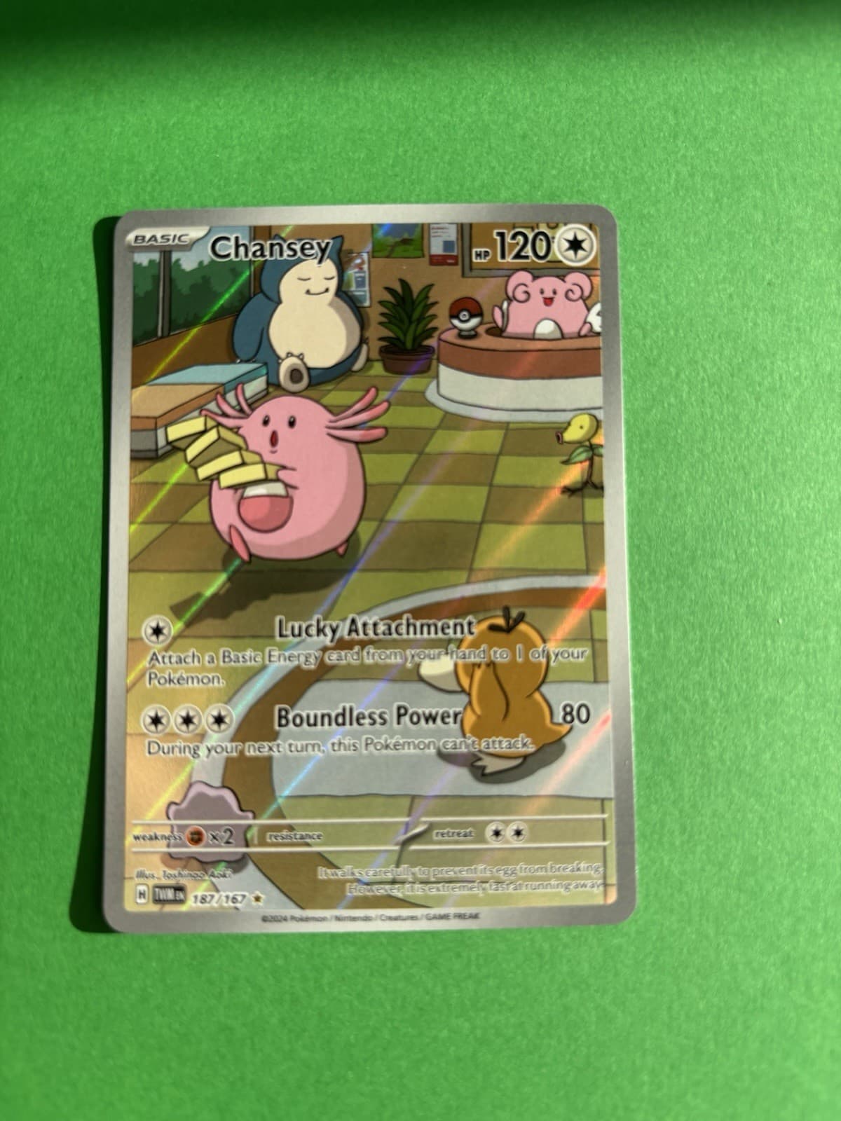 Chansey 187/167 Sv06: Twilight Masquerade Holo Illustration Rare