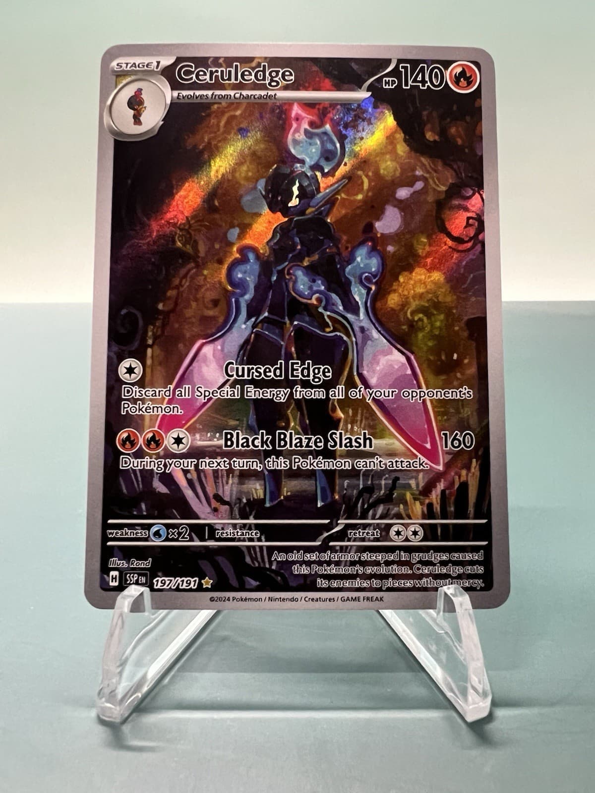 Ceruledge 197/191 Sv08: Surging Sparks Holo