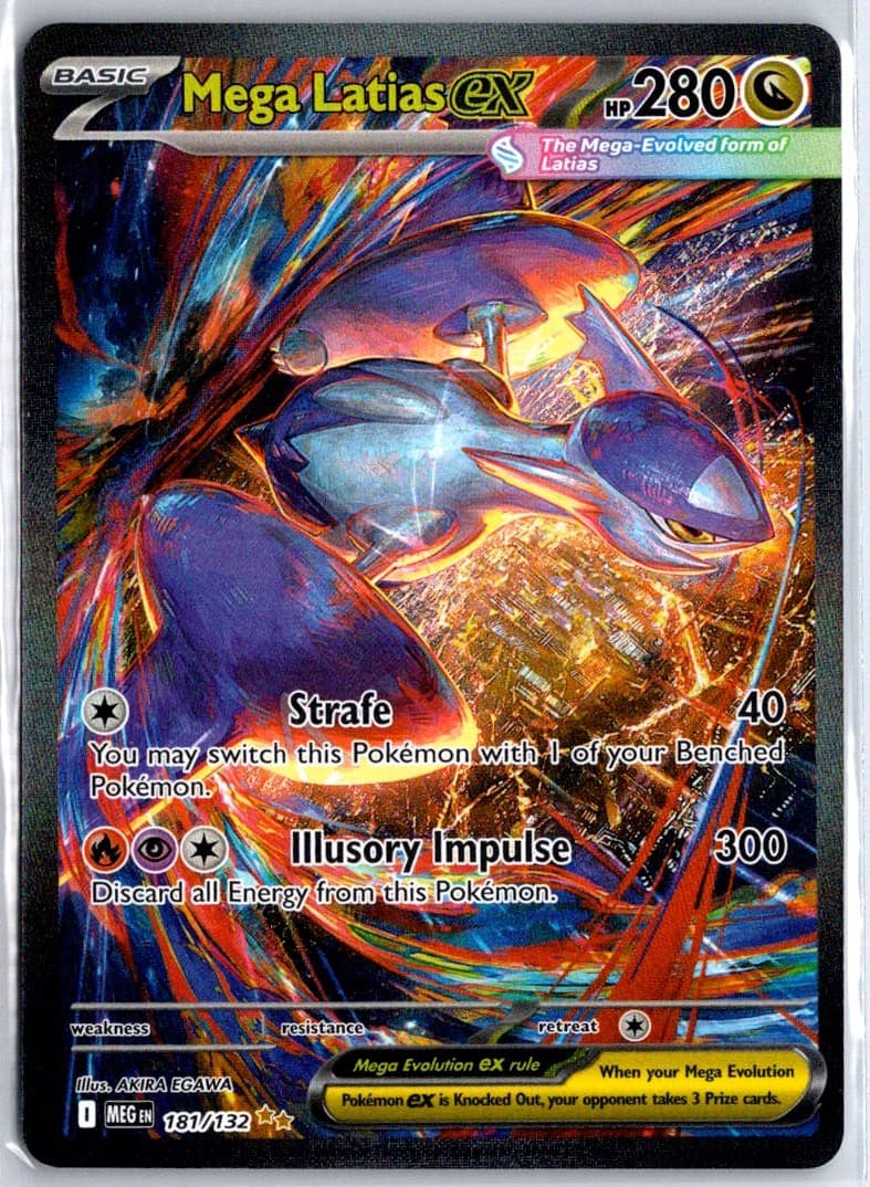 Mega Latias ex Special Illustration Rare 181/132 ME01: Mega Evolution NM AKIRA E