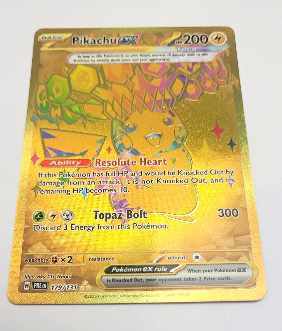 The Pokémon Company Pokemon TCG Pikachu ex 179/131 Hyper Rare