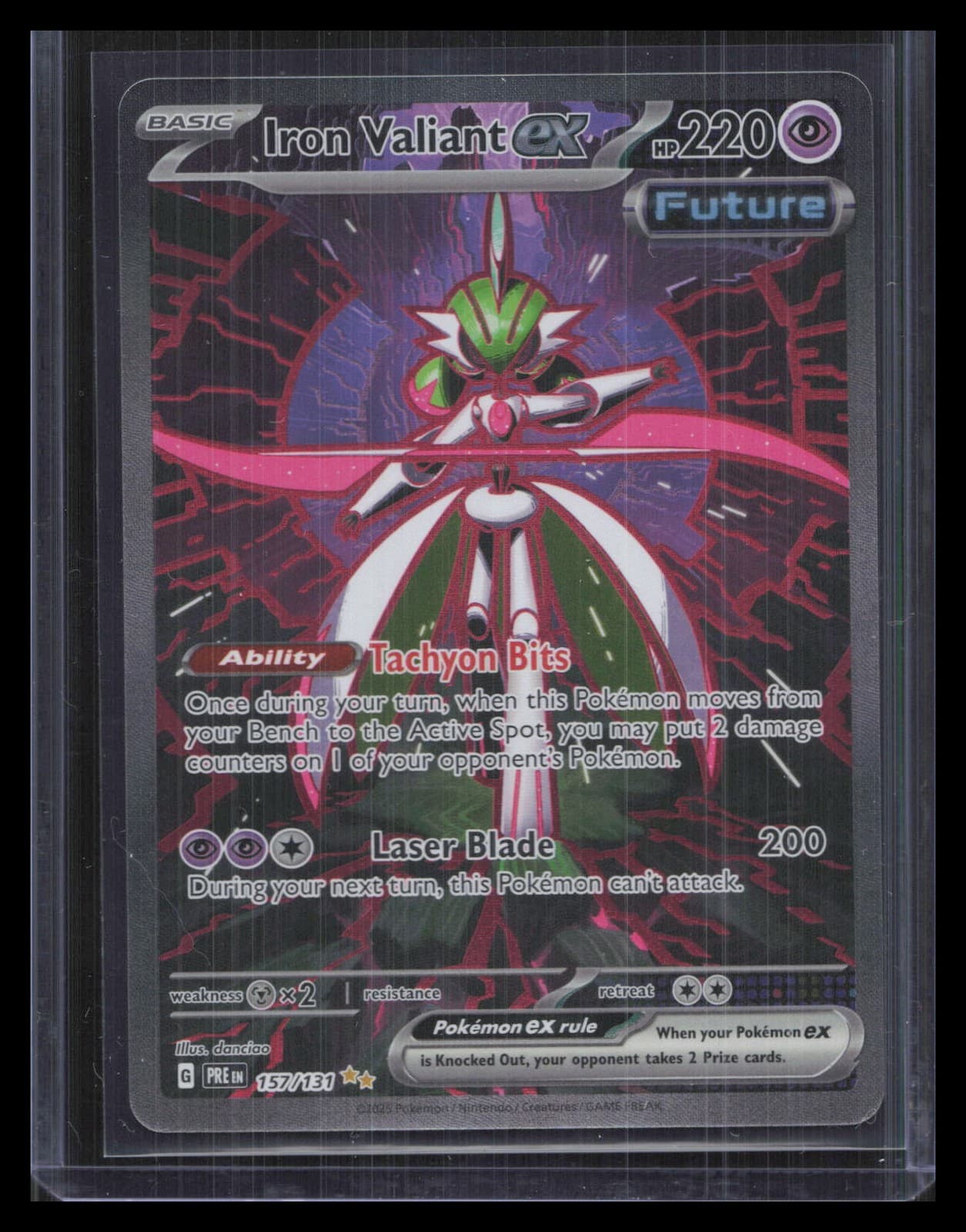 Iron Valiant ex SV: Prismatic Evolutions #157/131