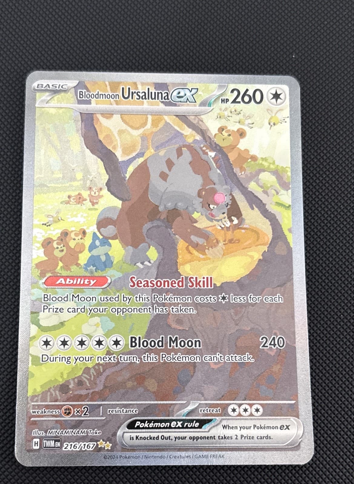 Bloodmoon Ursaluna ex 216/167 Sv06: Twilight Masquerade Holo