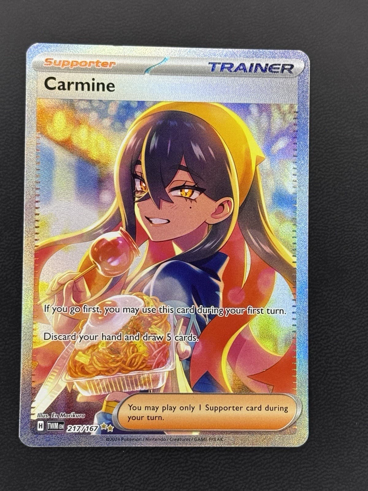 Pokemon TCG Carmine 217/167 Twilight Masquerade Special Illustration Rare