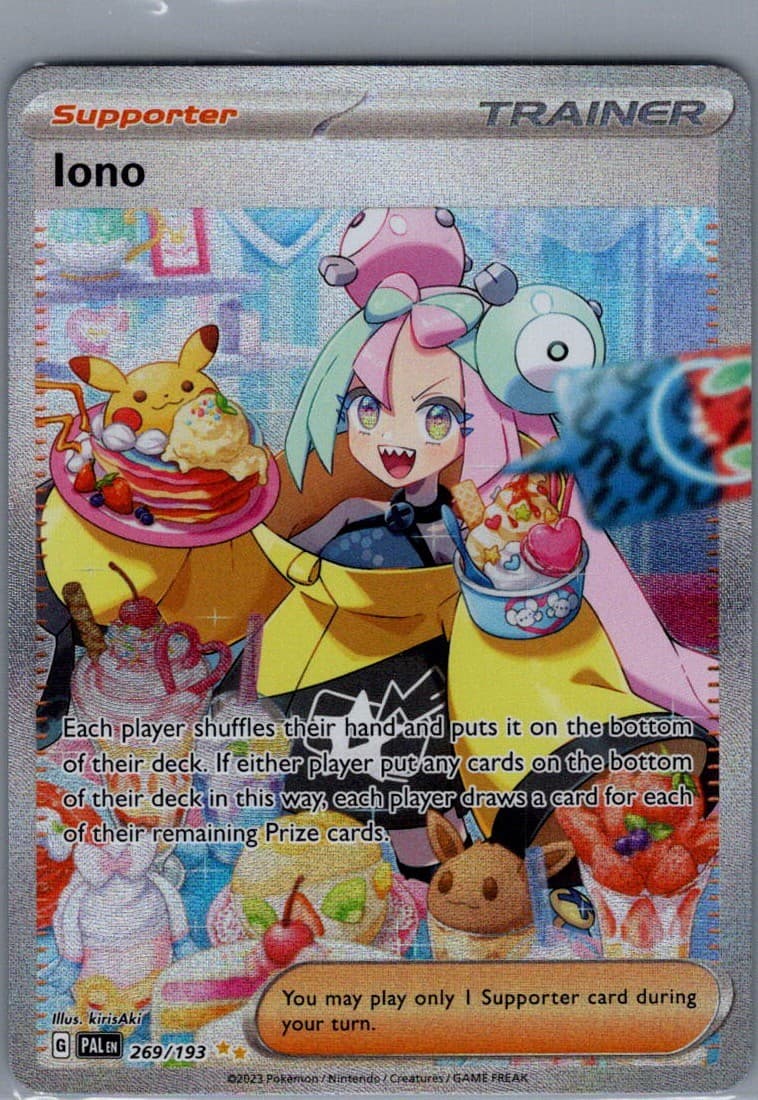 Iono Special Illustration Rare SV02: Paldea Evolved 269/193 NM