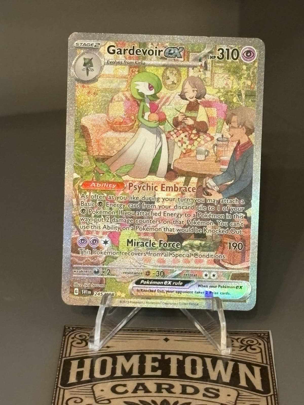 Gardevoir ex . 245/198 . SV01 Scarlet & Violet Base . Special Illustration Rare