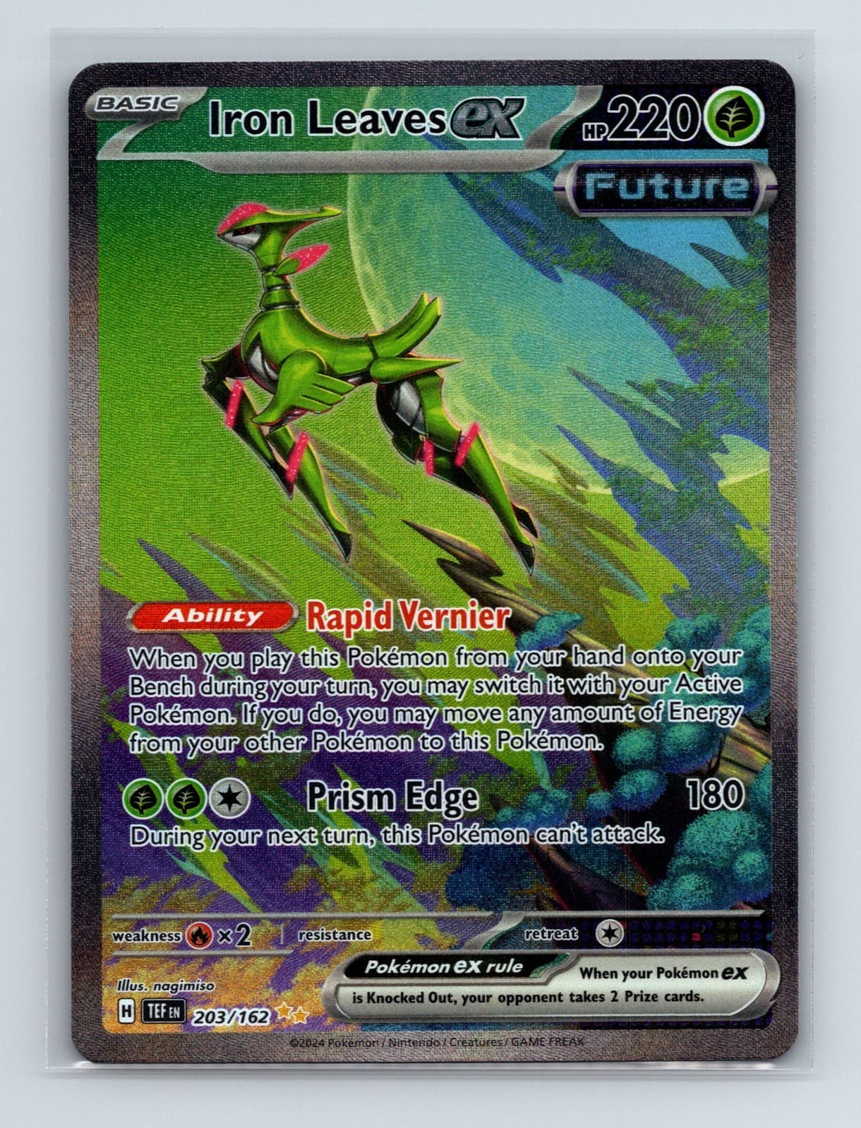 Iron Leaves ex SIR - 203/162 SV05: Temporal Forces - Near Mint English